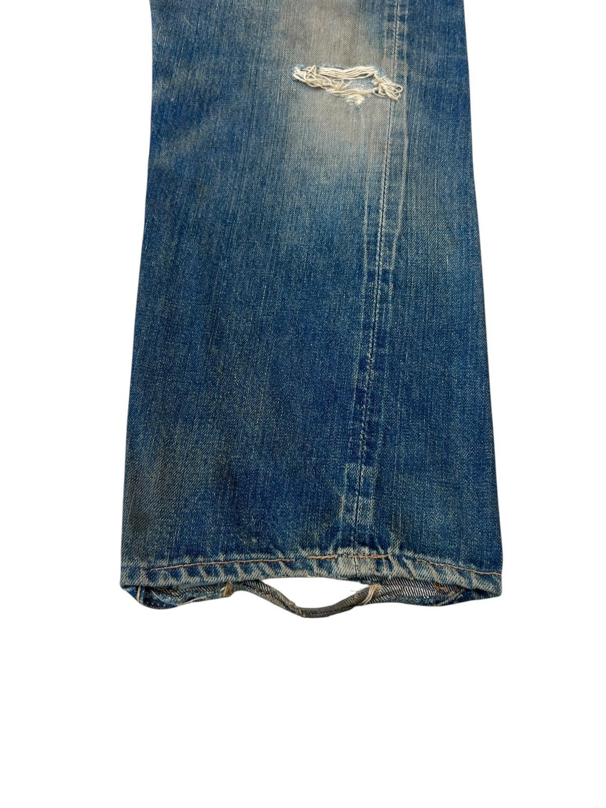 Levi's 60s 70s Levi’s 501 Big E Rust Dirty Mud Denim Selvedge Jeans Size US 32 / EU 48 - 14 Thumbnail