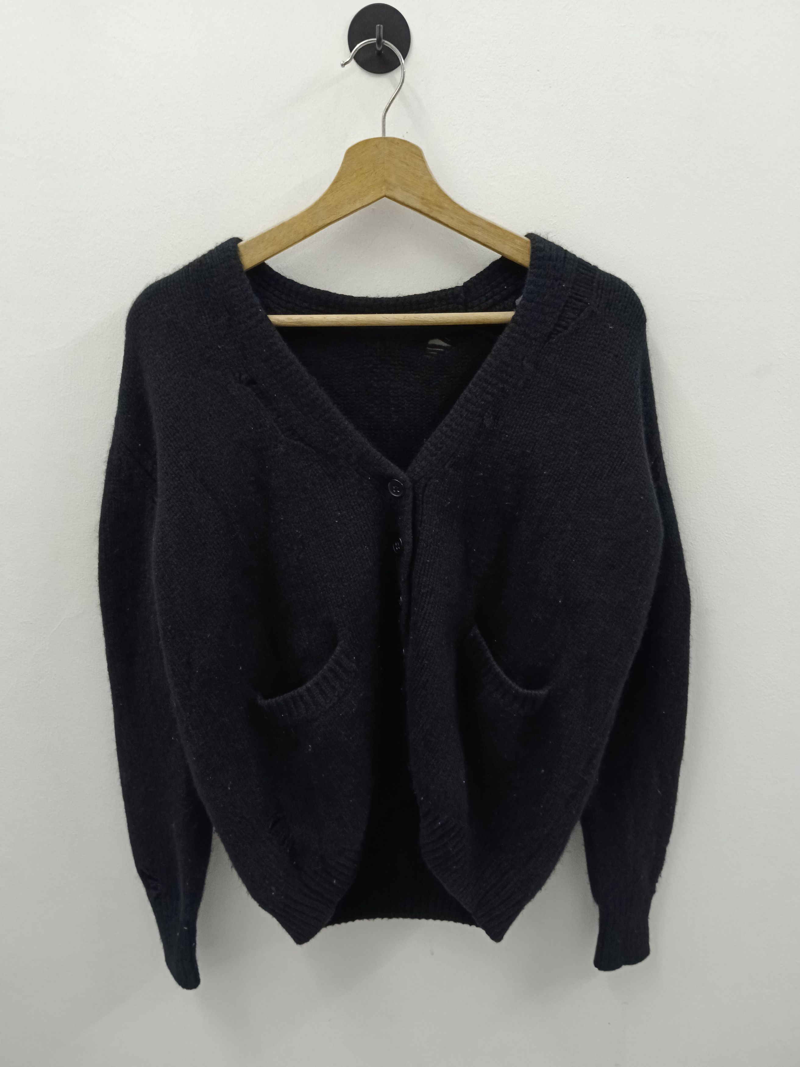 Saint Laurent Paris Hedi Slimane Saint Laurent Paris FW16 Black Knit Sweater Size XS / US 0-2 / IT 36-38 - 2 Thumbnail
