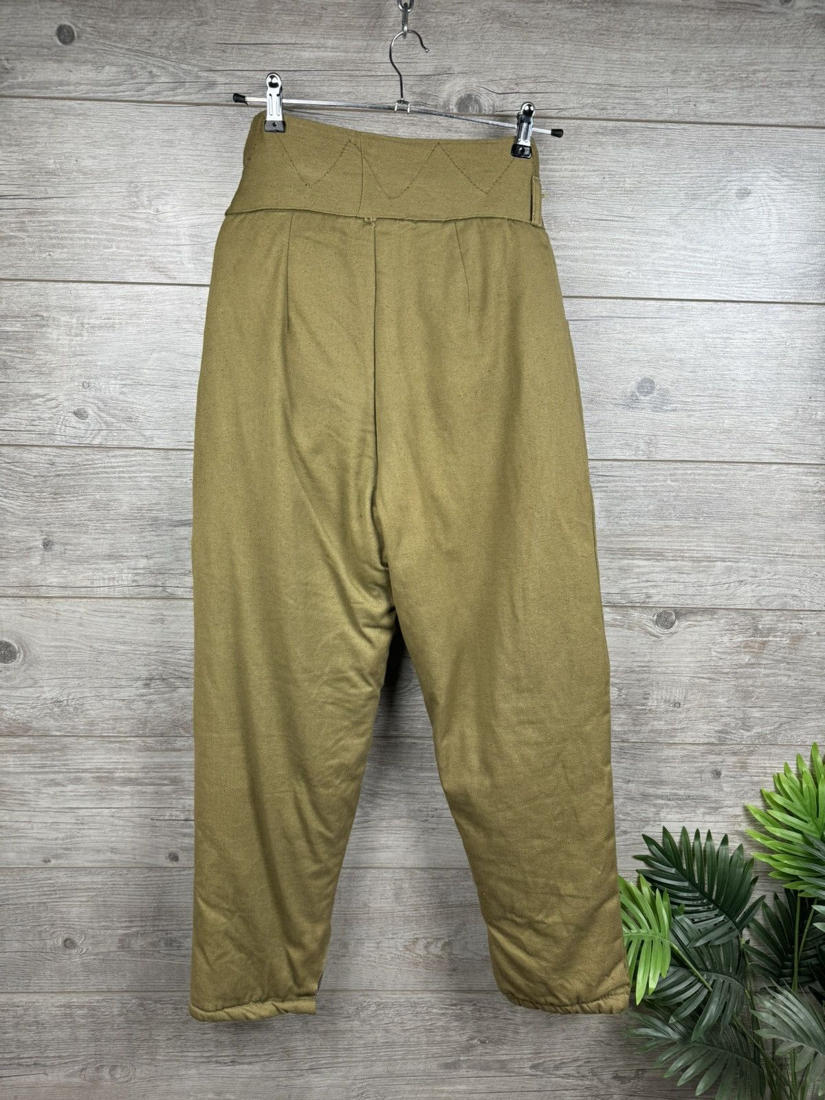 Other Vintage winter warm work pants 1970s in army style USSR Size US 28 / EU 44 - 5 Thumbnail