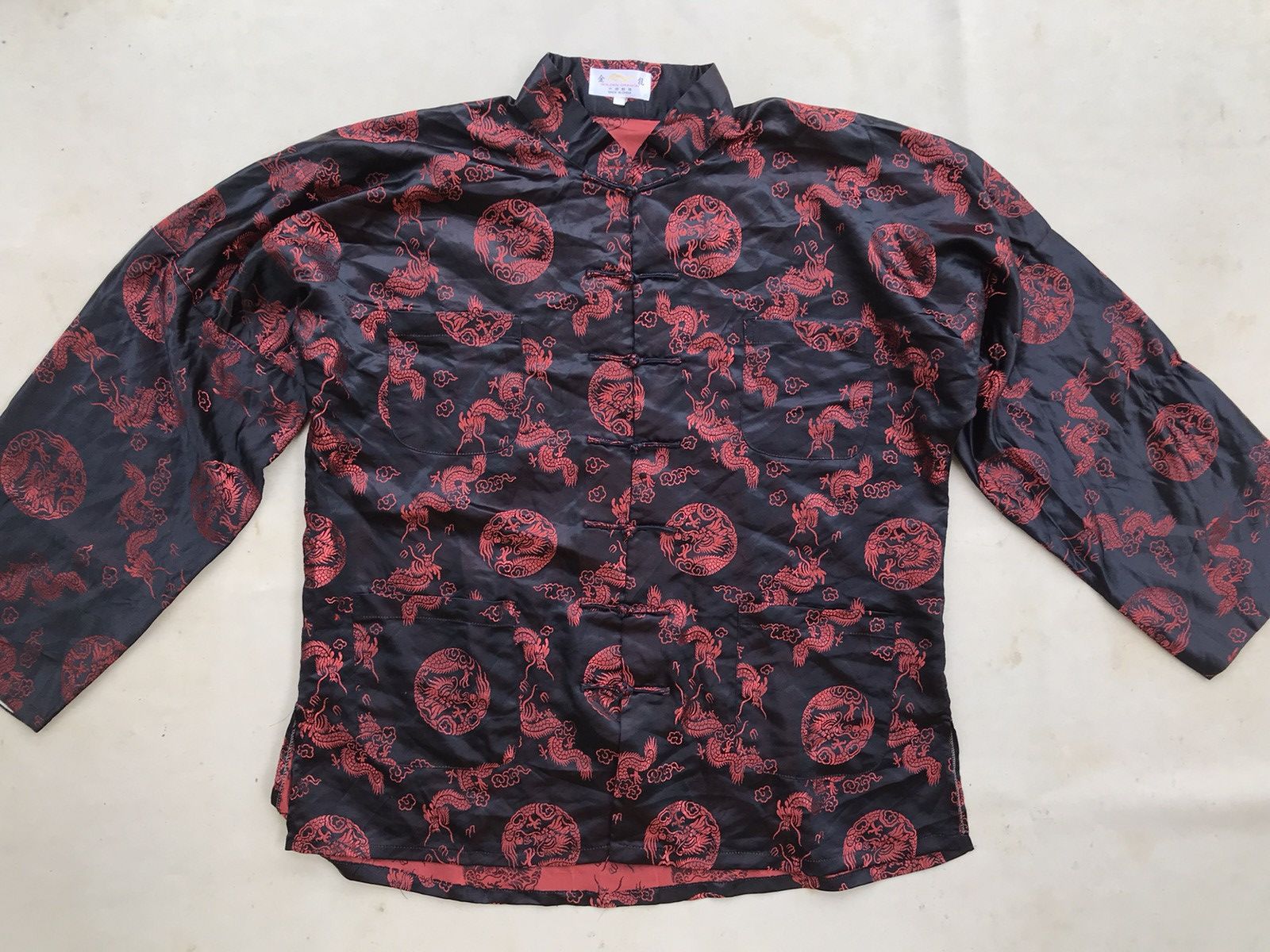 Karakuri Tamashii Japanese Sukajan Dragon Shirt Size US L / EU 52-54 / 3 - 5 Thumbnail