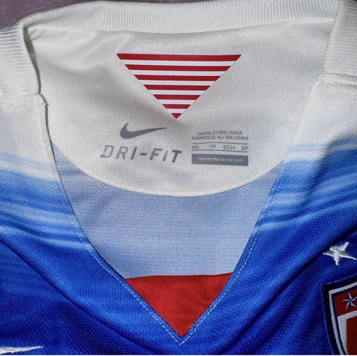 Nike womens usa soccer jersey Size XS / US 0-2 / IT 36-38 - 3 Thumbnail