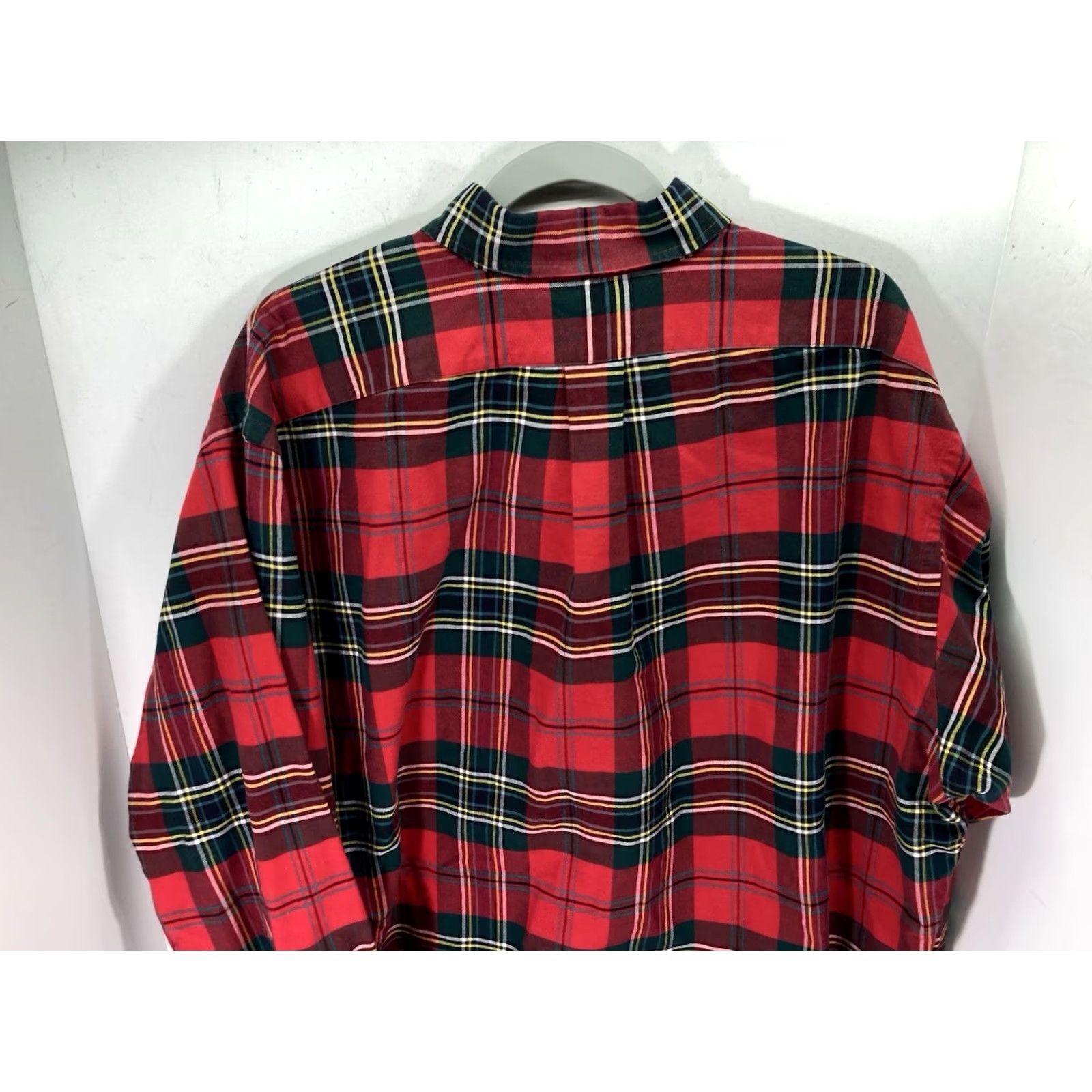 Ralph Lauren VINTAGE Ralph Lauren Shirt Men L Red Plaid Long Sleeve Button Cotton Mens Size US L / EU 52-54 / 3 - 7 Thumbnail
