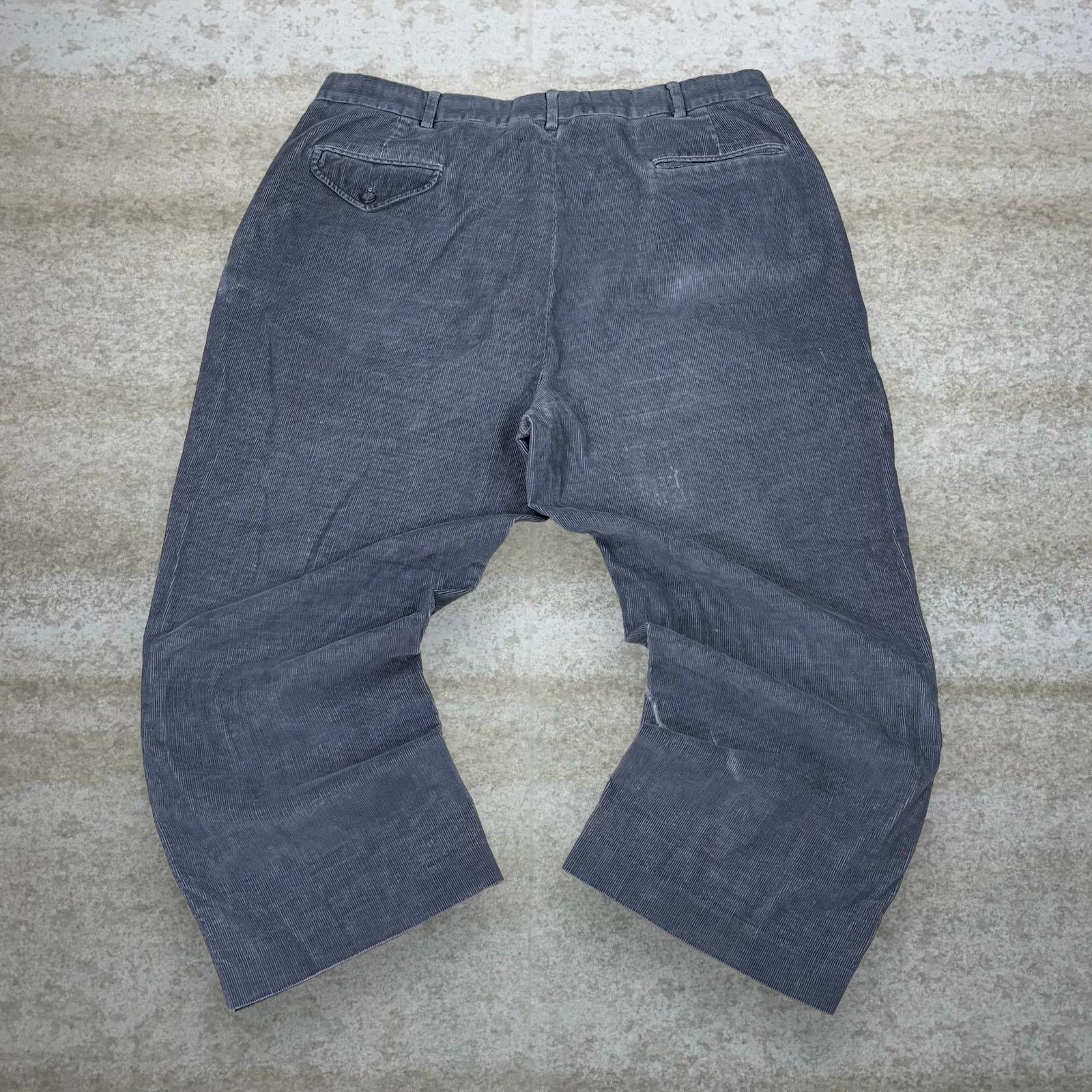Lands' End Vintage 90s Lands End Corduroy Pants 38x26 Baggy Grey Size US 38 / EU 54 - 1 Thumbnail