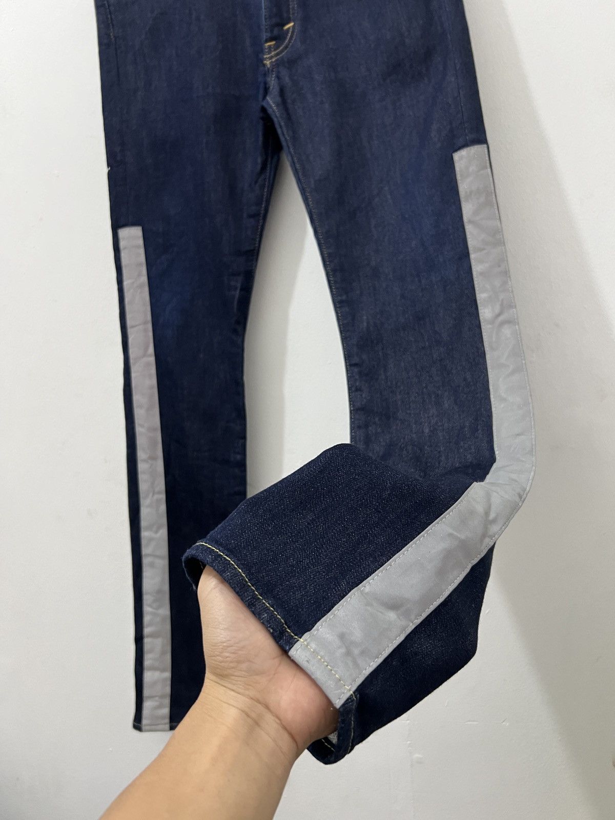 Junya Watanabe JW - CDG Man - F/W18 Reflector Side Tape Jeans Size US 32 / EU 48 - 8 Thumbnail