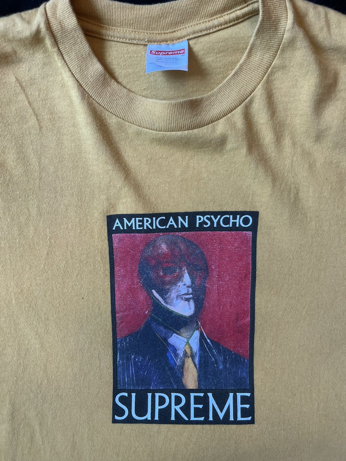 Supreme Supreme American Psycho tee Size US L / EU 52-54 / 3 - 3 Thumbnail