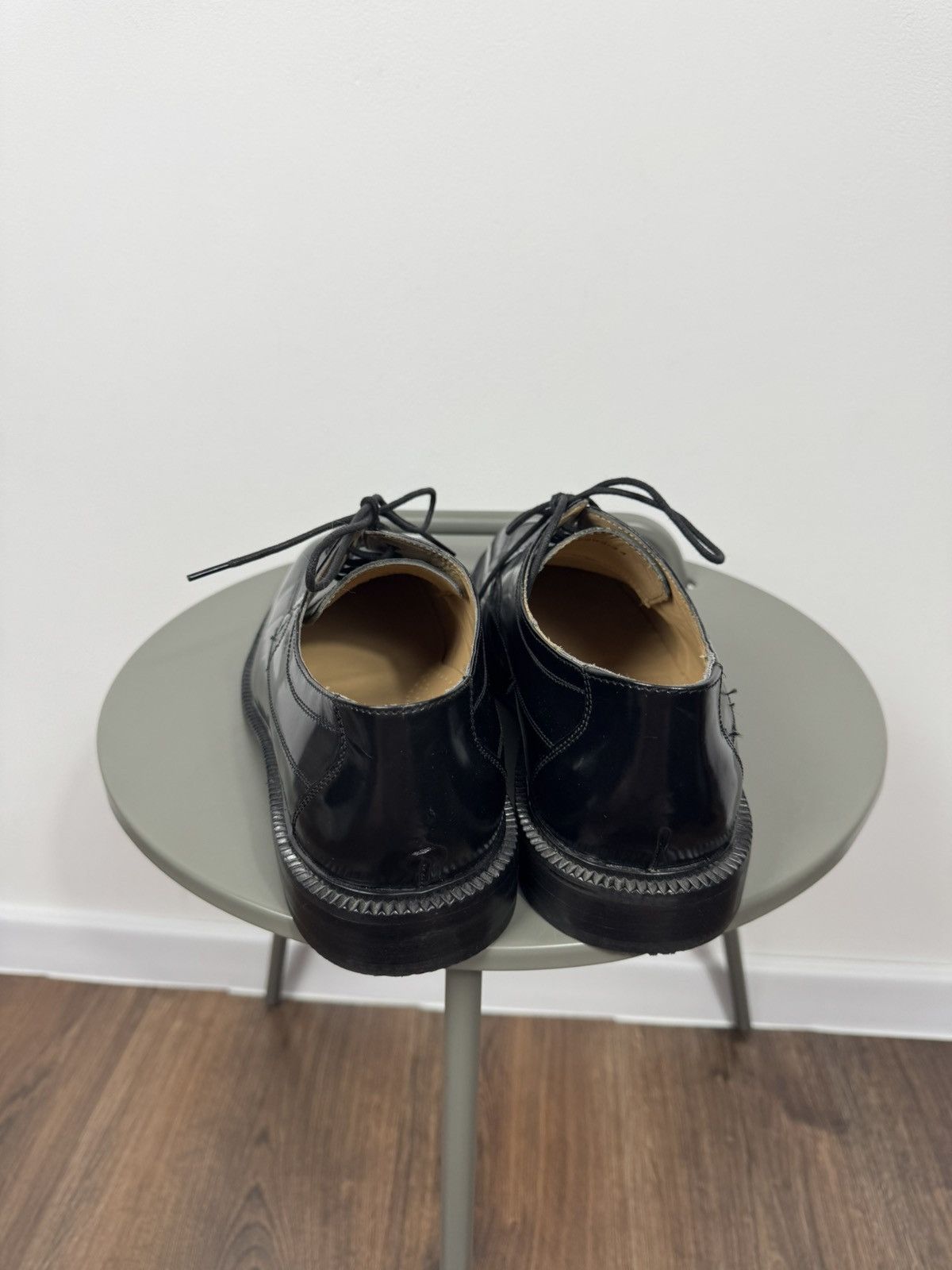 Other Black Leather Derby Shoes Men’s US 11 Apron Toe Classic Size US 11 / EU 44 - 4 Thumbnail