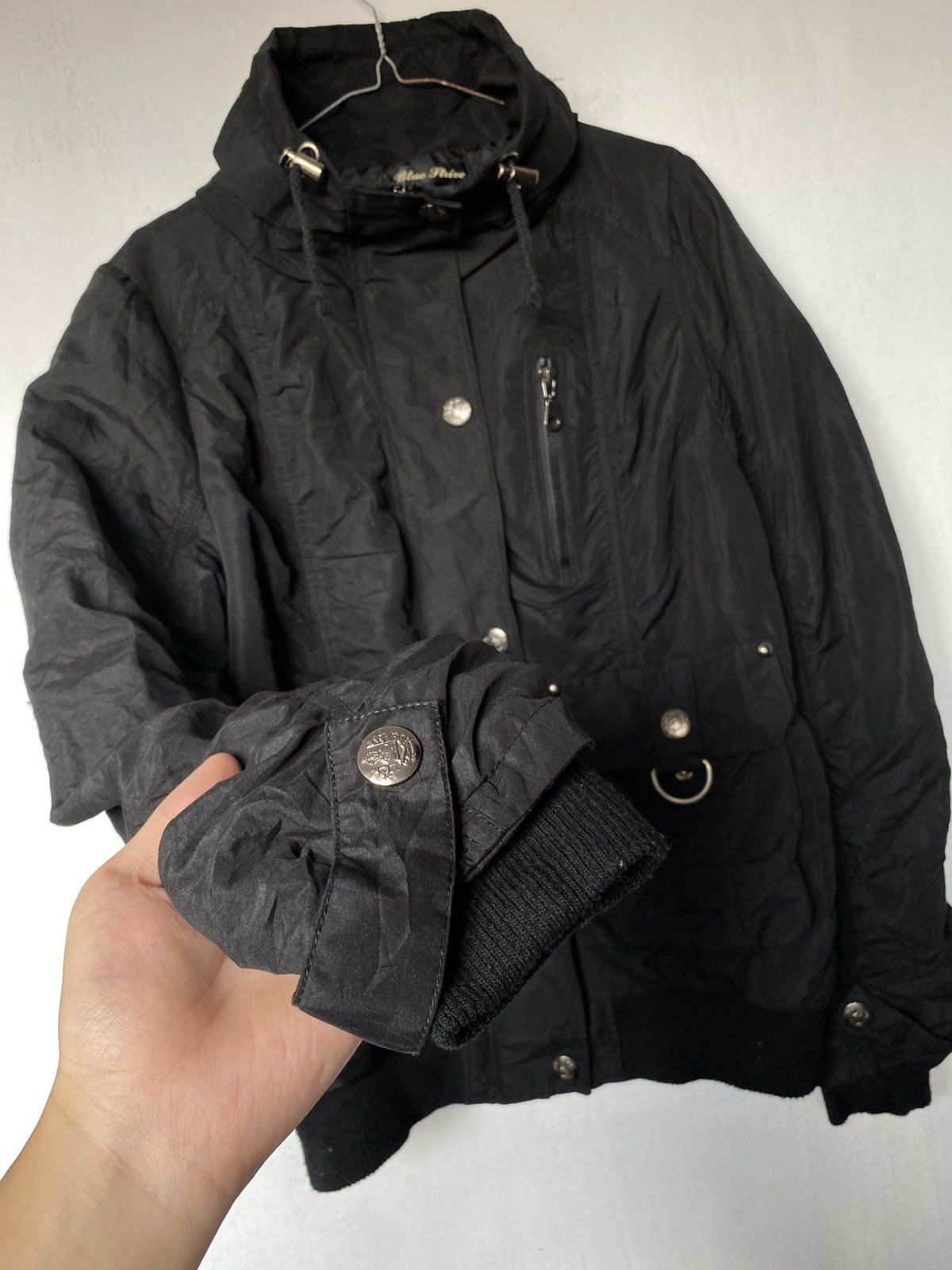If Six Was Nine Blue Strive Apocalypse Bono Jacket Goa Style Size US L / EU 52-54 / 3 - 4 Thumbnail