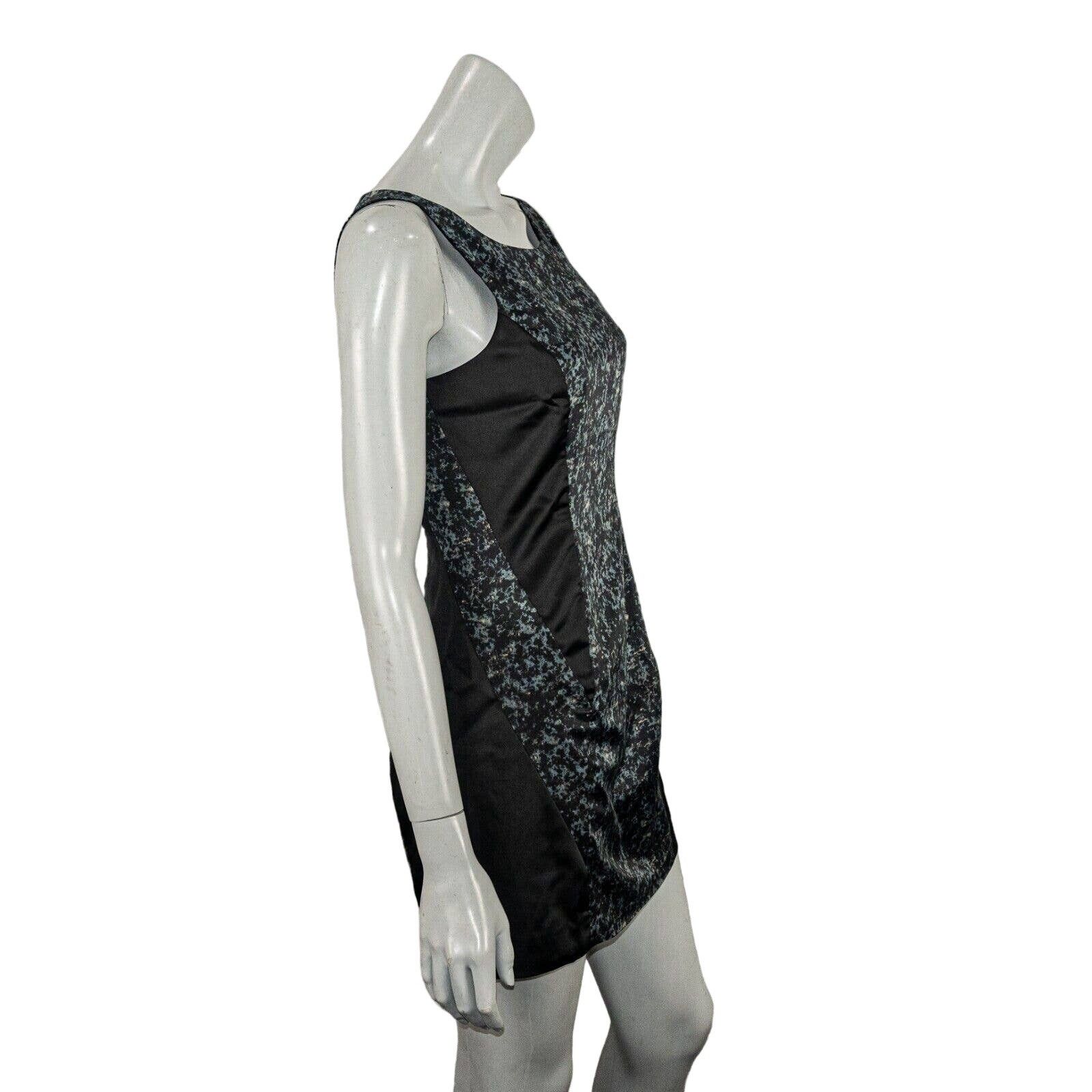 Allsaints All Saints Black Green Heidi Dress Marble Print Sleeveless 6 Size M / US 6-8 / IT 42-44 - 6 Thumbnail
