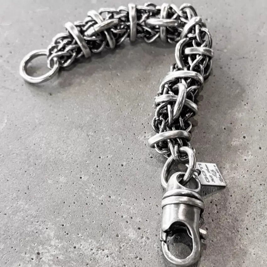 Goti Goti Interlocking Chain Sterling Silver Bracelet Size ONE SIZE - 3 Thumbnail