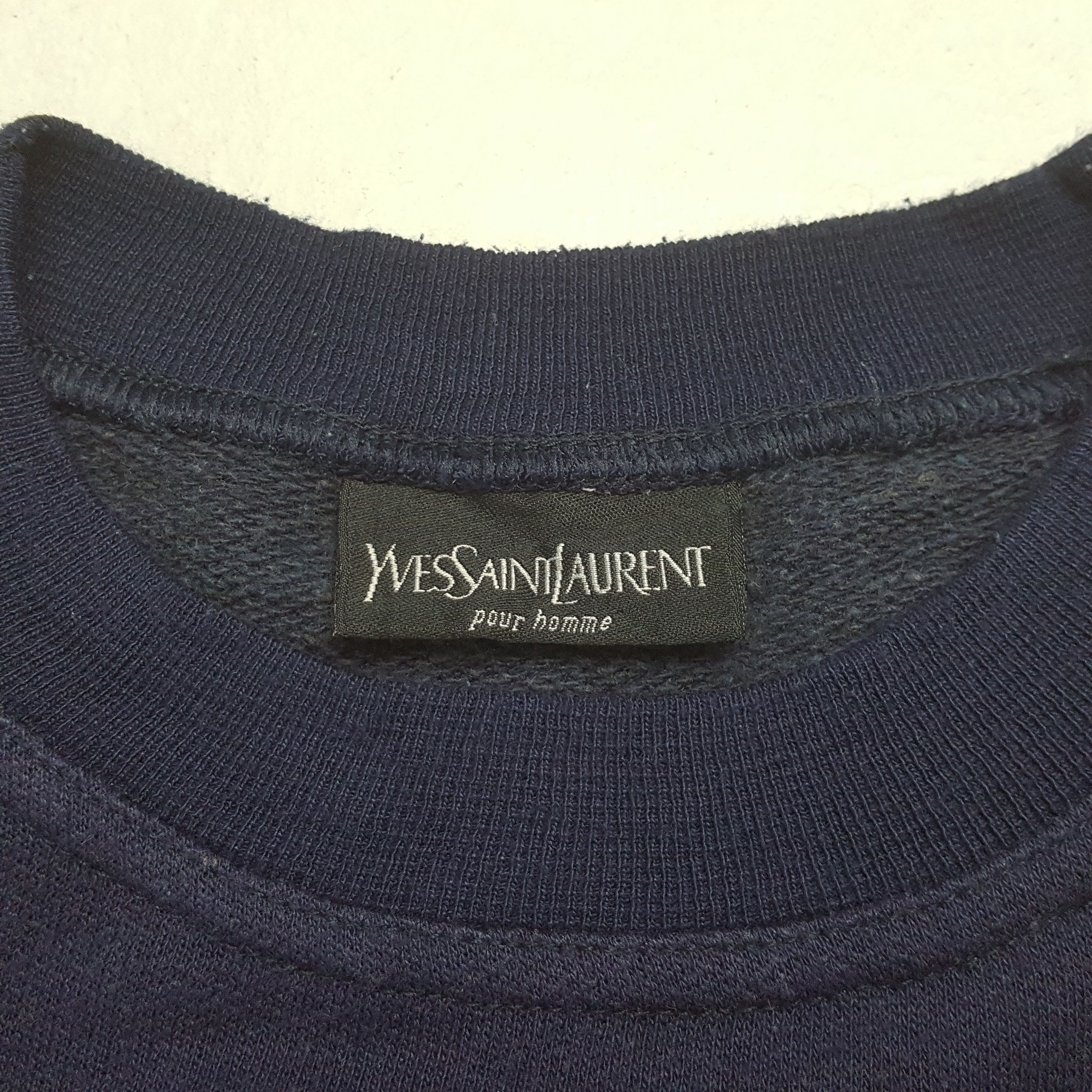 Yves Saint Laurent Vintage Yves Saint Laurent Luxury Brand Sweatshirt C302N12 Size US L / EU 52-54 / 3 - 6 Thumbnail