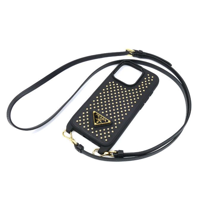 Prada Prada Prada 16Pro iPhone Case Leather Case Leather Phonecase 1ZH209_2C3H_F0018 DUTY FREE for USA Size ONE SIZE - 1 Thumbnail