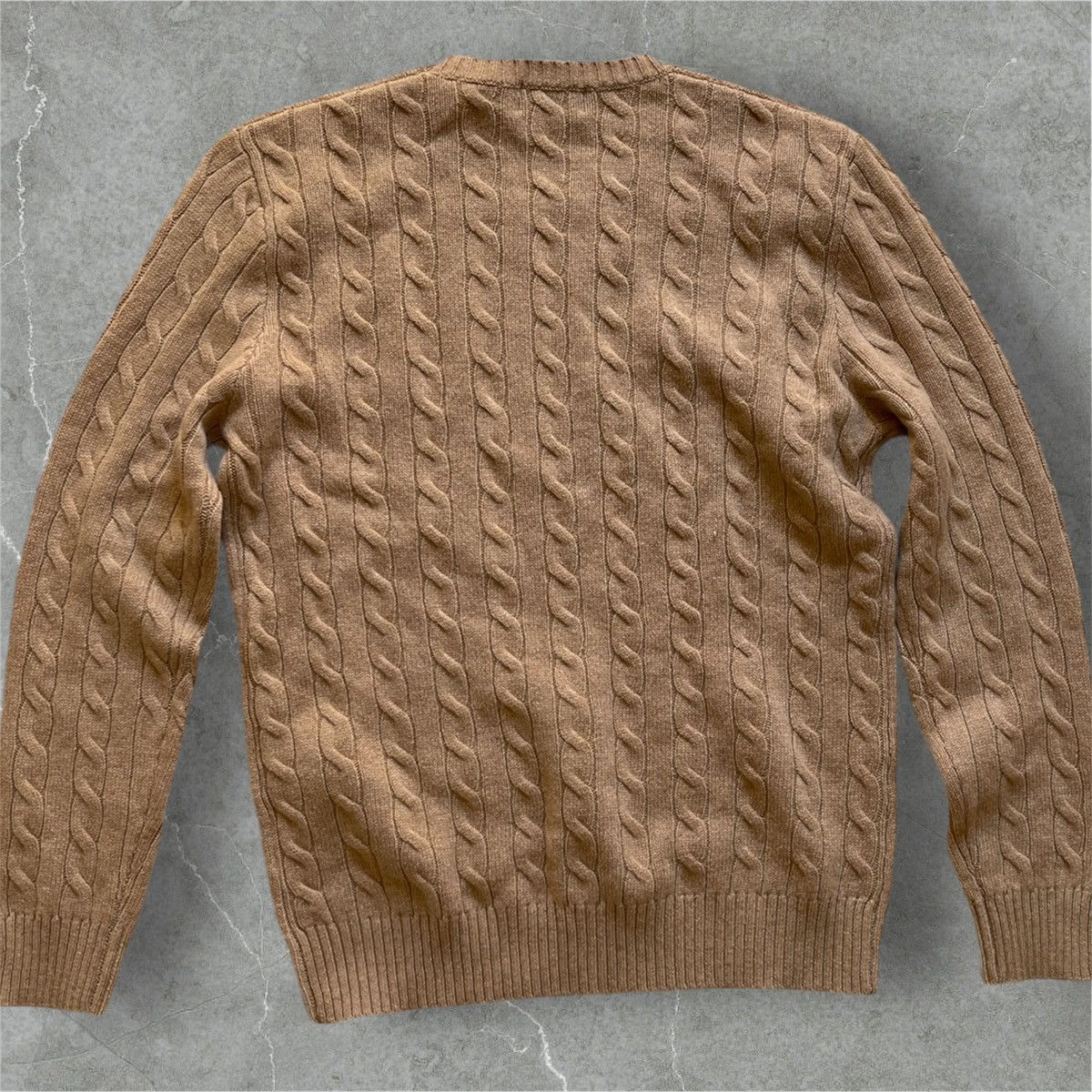 Polo Ralph Lauren Beige Polo Ralph Lauren cashmere wool knit Size US L / EU 52-54 / 3 - 2 Thumbnail