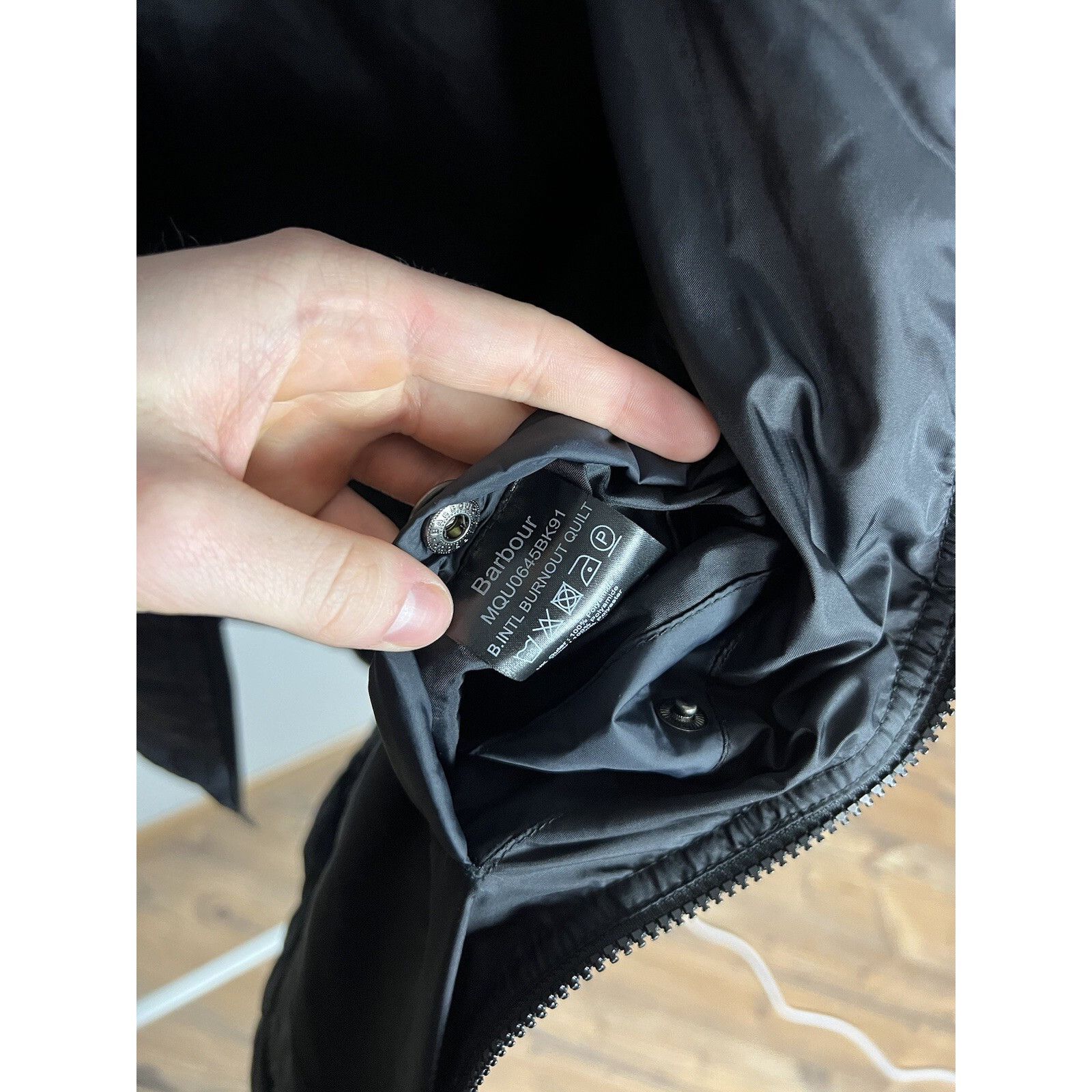 Barbour Barbour Burnout Quilt Men`s Black Quilted Jacket Size S Size US S / EU 44-46 / 1 - 11 Thumbnail