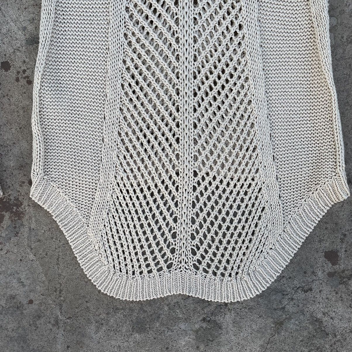 Japanese Brand Vintage Avant Garde knitted Sweater Y2K 90s USA Longsleeve Size M / US 6-8 / IT 42-44 - 14 Thumbnail