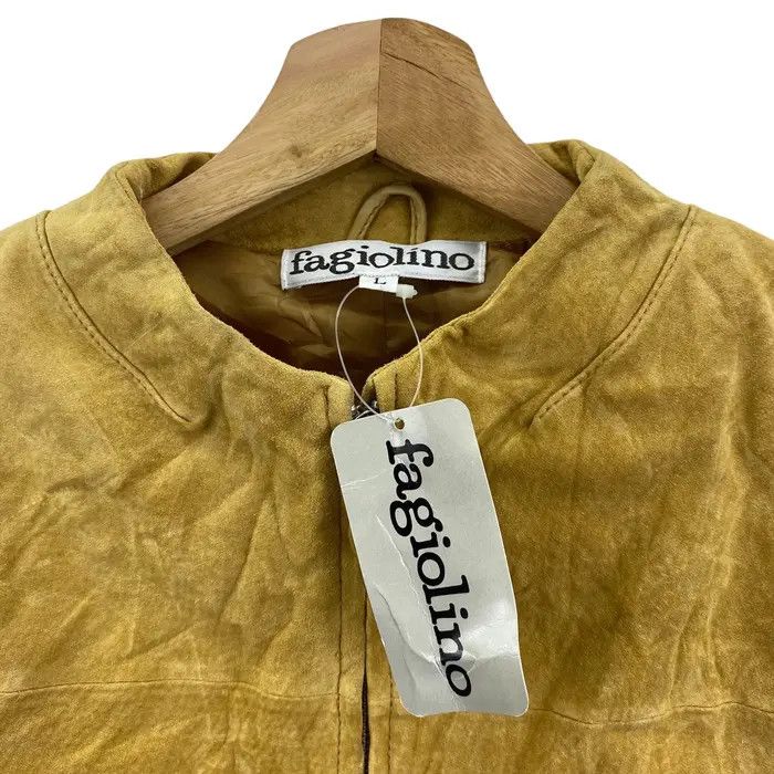 Vintage Vtg 90’ FAGIOLINO ITALY LEATHER Superior Tailoring Jacket Size M / US 6-8 / IT 42-44 - 3 Thumbnail