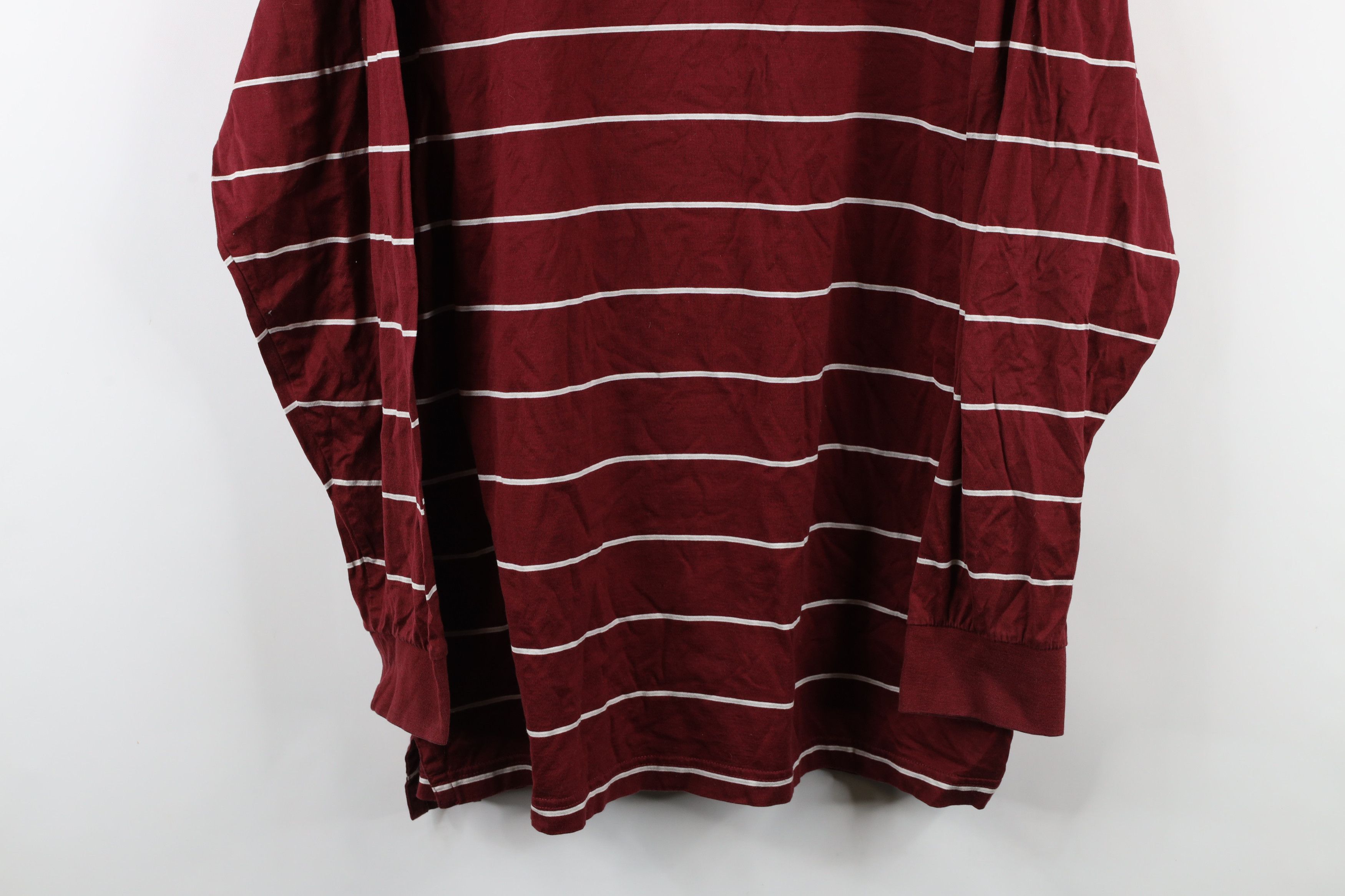Vintage Vintage 90s Streetwear Pima Cotton Long Sleeve Polo Shirt Size US XL / EU 56 / 4 - 3 Thumbnail