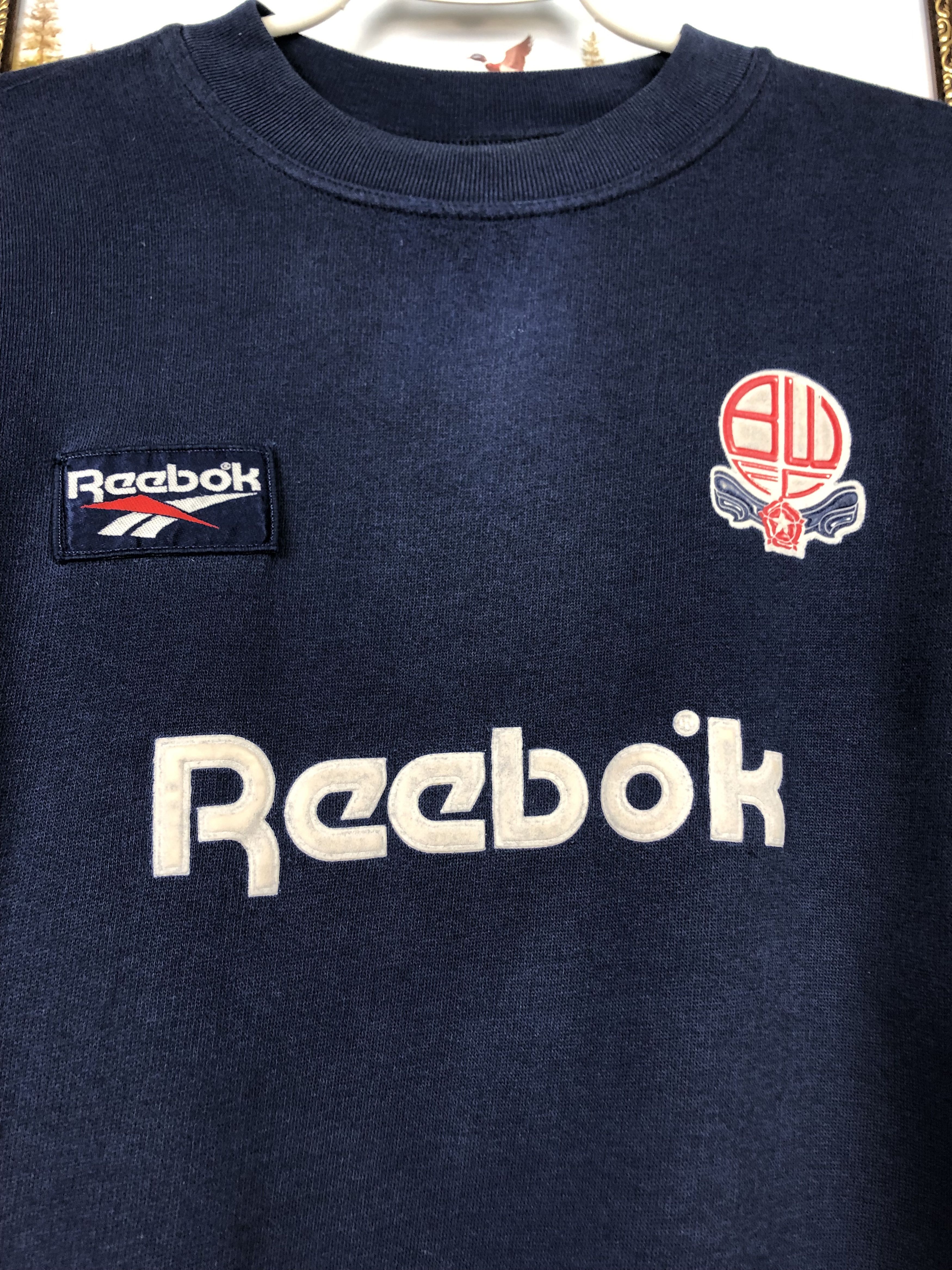 Reebok Vintage 90's Reebok Bolton Wanderers football Soccer Track Size US L / EU 52-54 / 3 - 2 Thumbnail