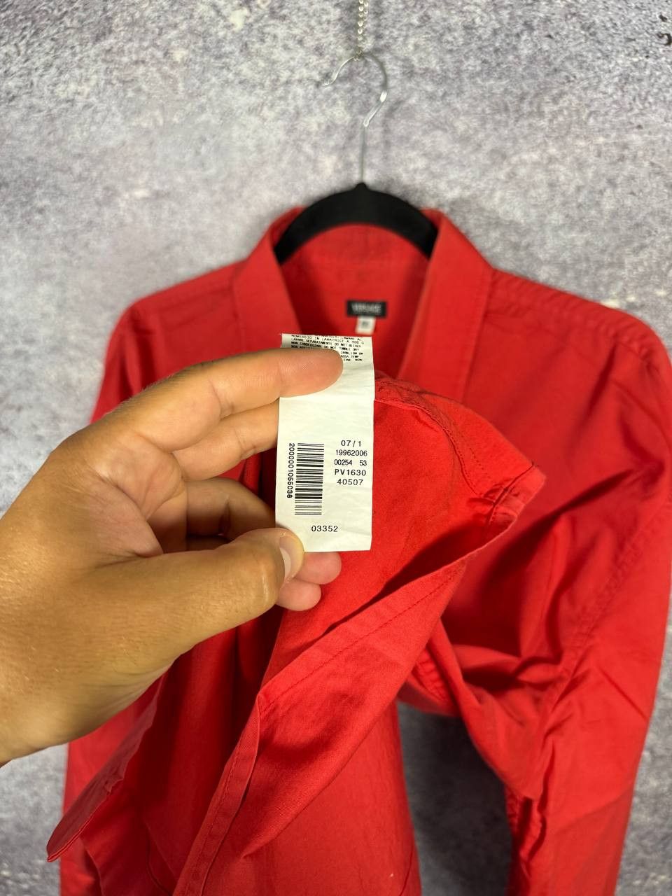 Versace 90's Vintage Versace Classic Red Shirt Button Up 2XL size Size US XXL / EU 58 / 5 - 10 Thumbnail
