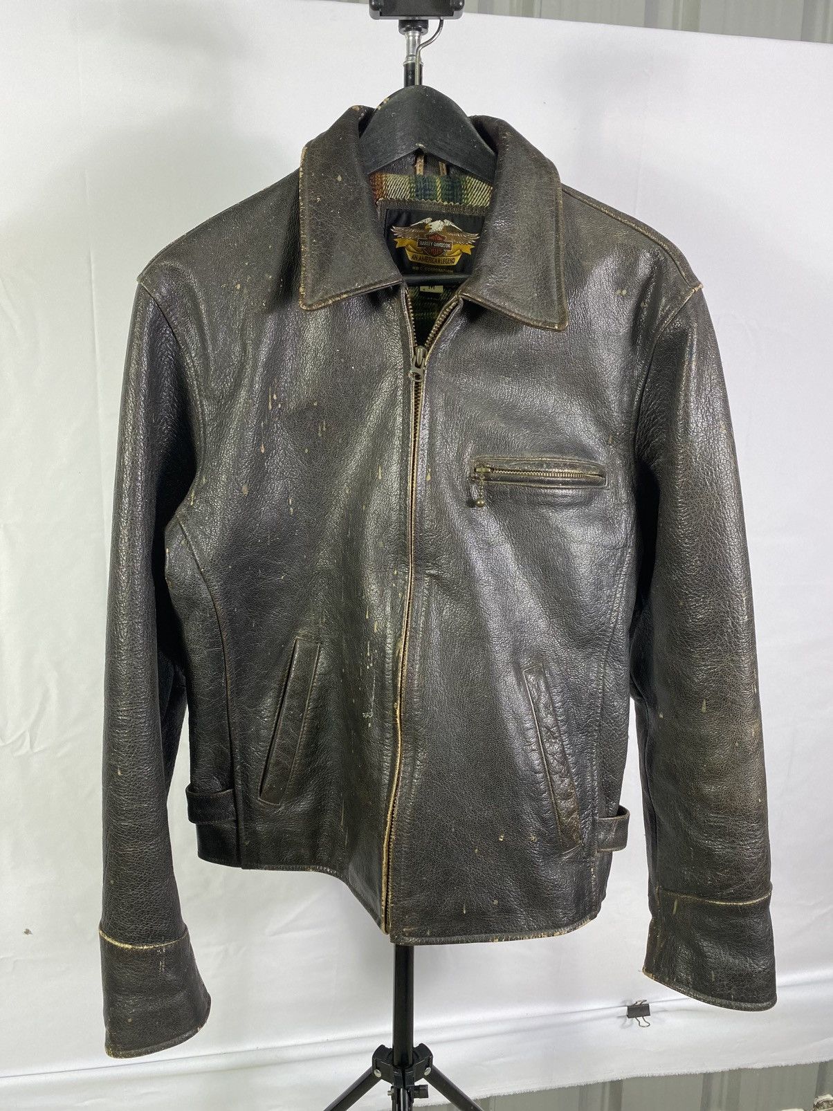 Harley Davidson Vintage harley & davidson leathe jacket 90s Size US M / EU 48-50 / 2 - 3 Thumbnail