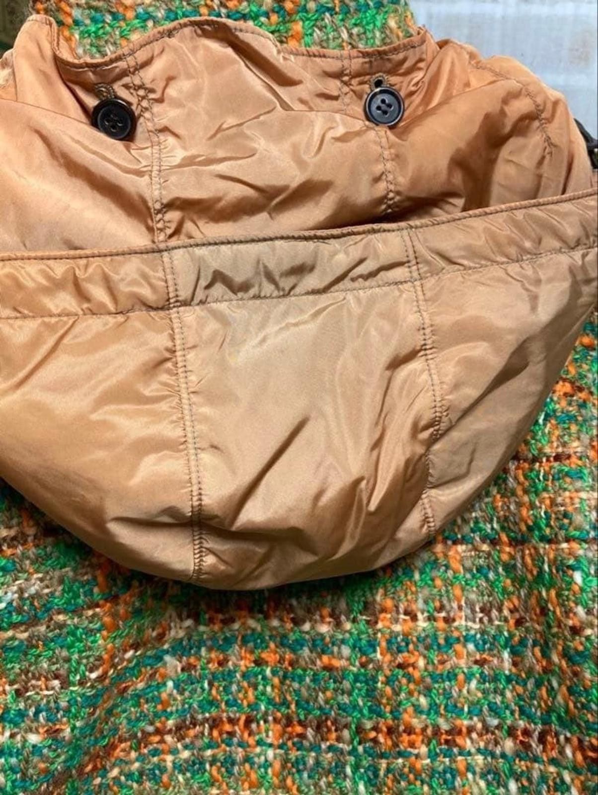 Prada Prada 2000s Sport Line Tweed Green Orange Wool Hooded Jacket Size M / US 6-8 / IT 42-44 - 6 Thumbnail