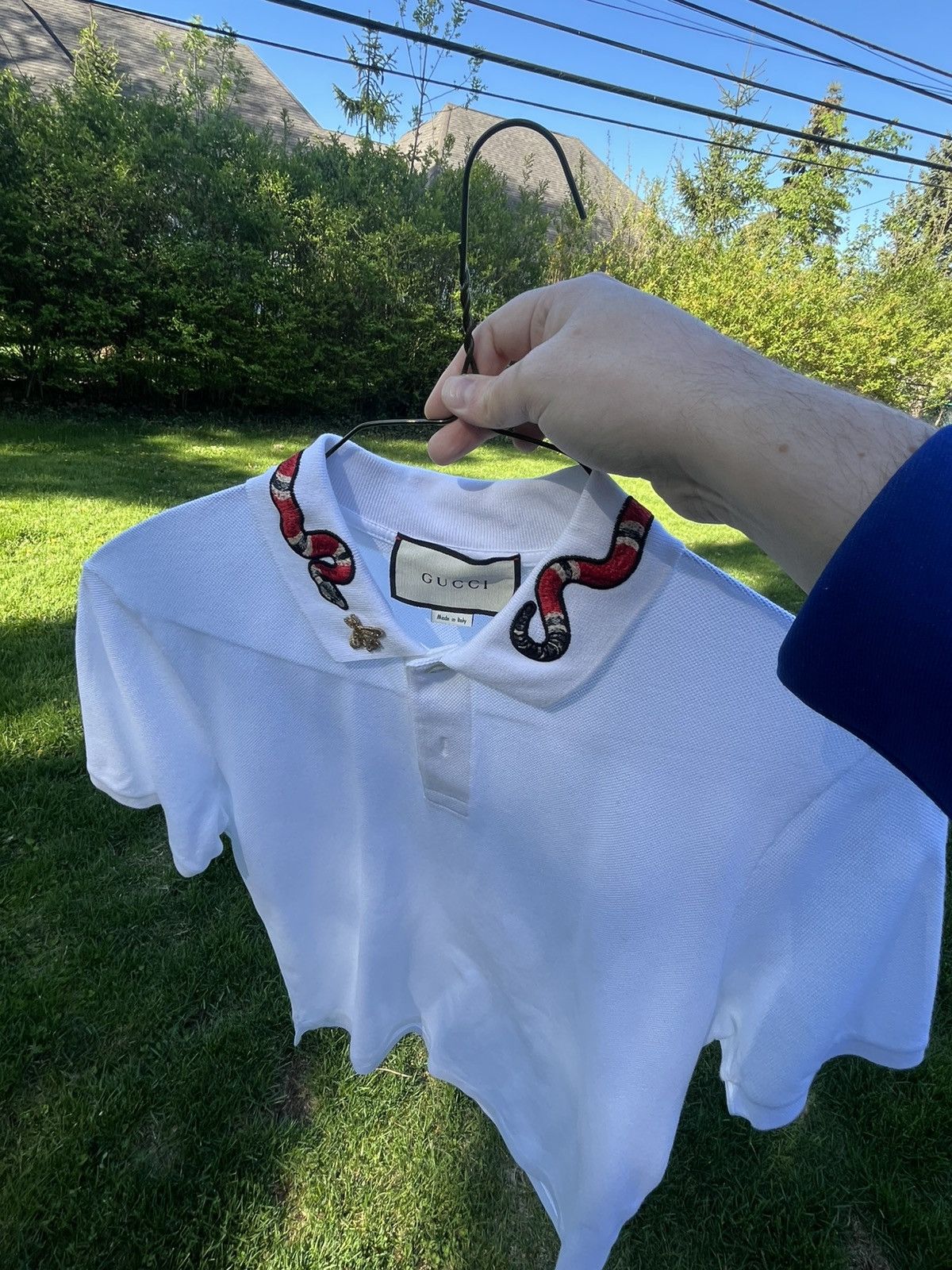 Gucci Gucci King Snake Polo Size US XXL / EU 58 / 5 - 3 Thumbnail