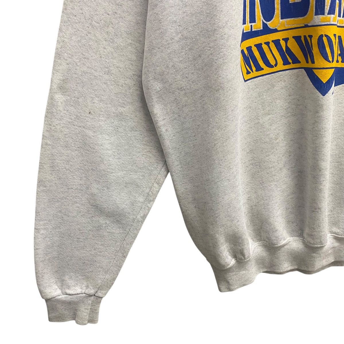 Vintage Vintage 90s Mukwonago Indians Baggy Sweatshirt XL Size US XL / EU 56 / 4 - 4 Thumbnail