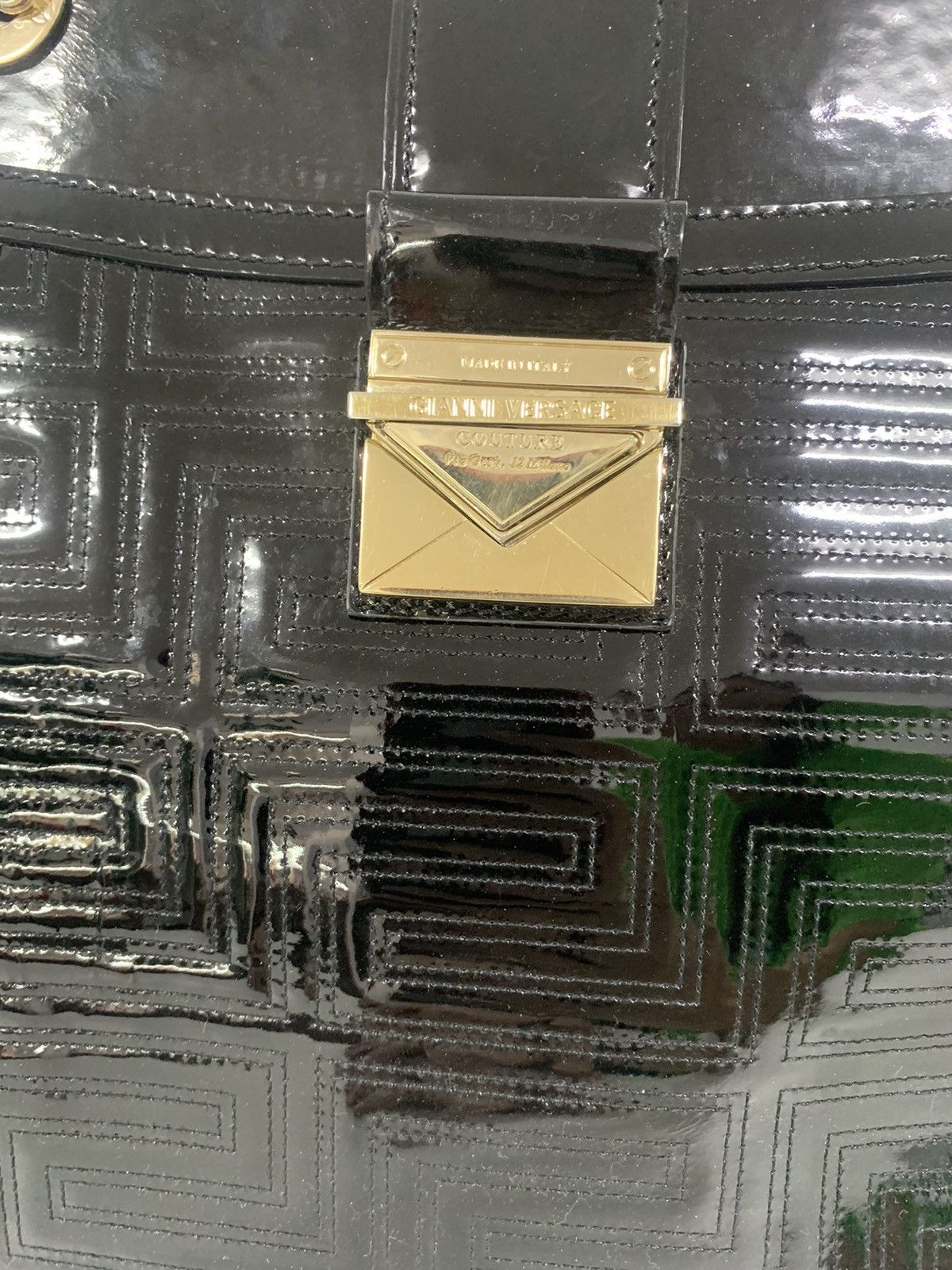 Versace Patent leather bag Versace Size ONE SIZE - 3 Thumbnail