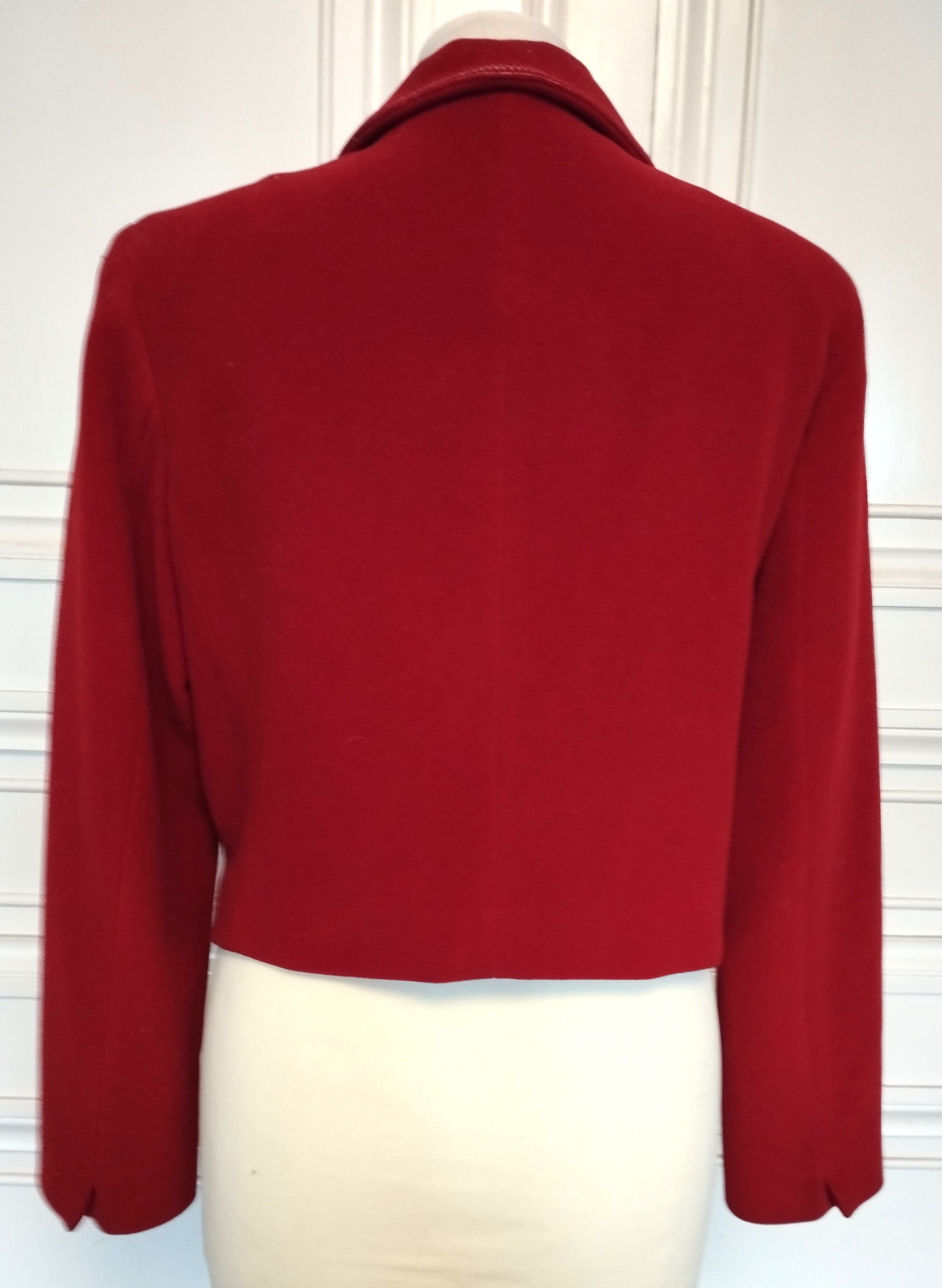 agnes b. Agnès B Veste Couture Laine T3 OU TM/L Size L / US 10 / IT 46 - 5 Thumbnail
