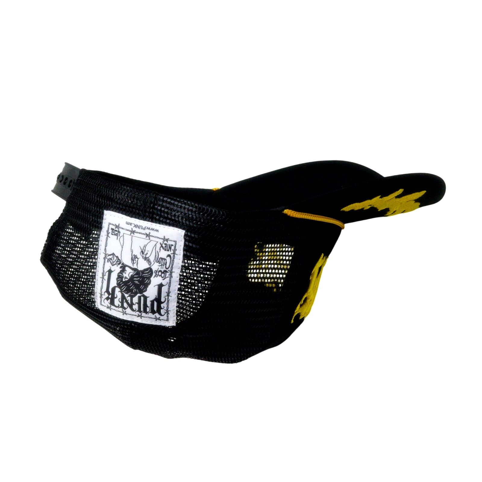 Other PUNK ® El Capitan Trucker Mesh Black Military Gold Made USA Size ONE SIZE - 6 Thumbnail
