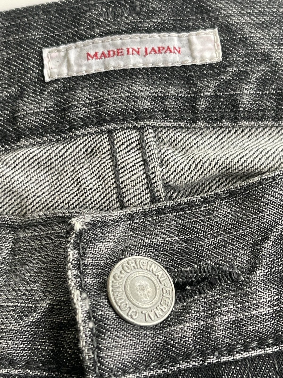 Eternal Eternal Japan Distressed Washed Denim Size US 31 - 8 Thumbnail