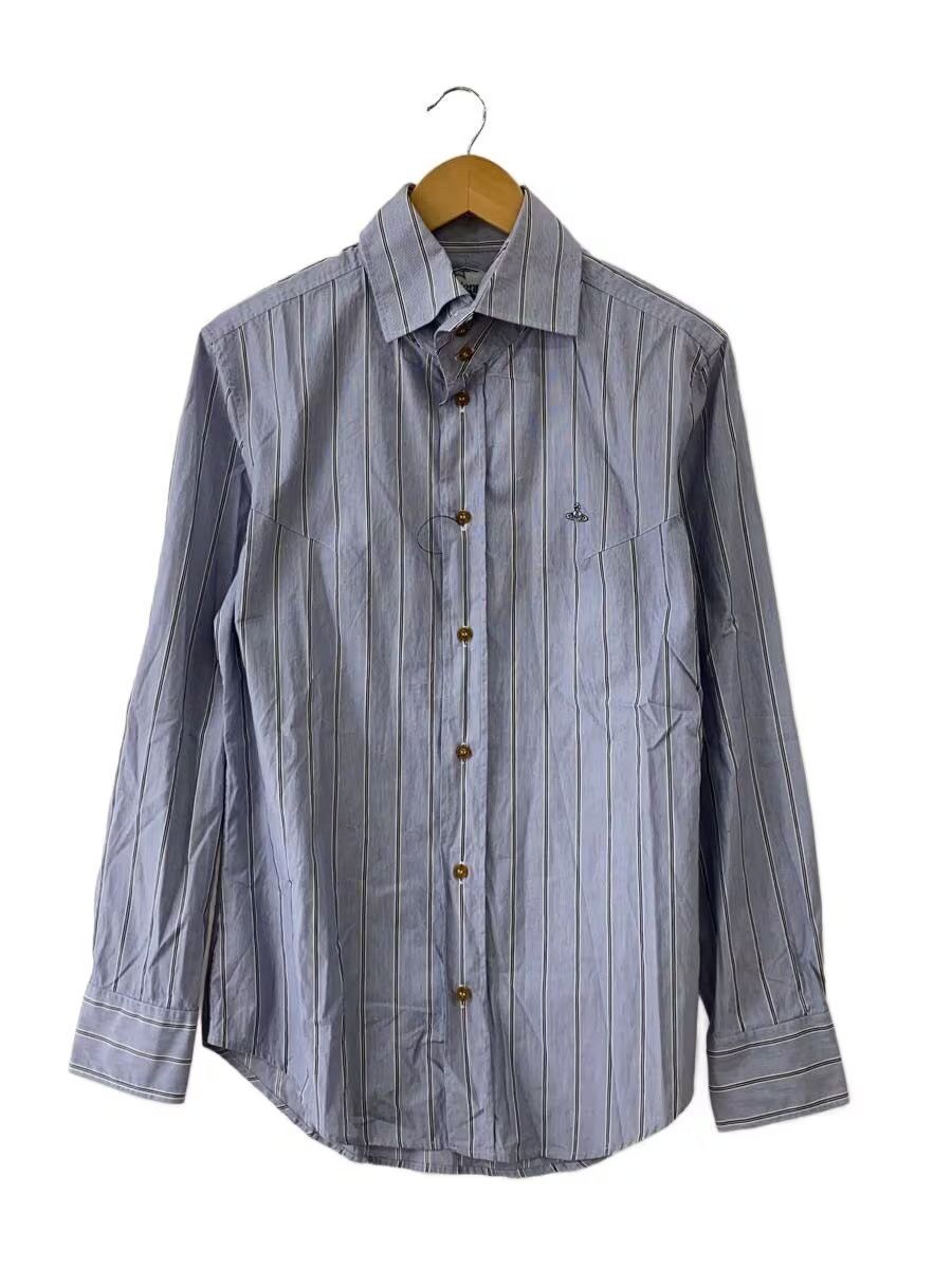 Vivienne Westwood Striped Orb Button Shirt Size US M / EU 48-50 / 2 - 1 Thumbnail