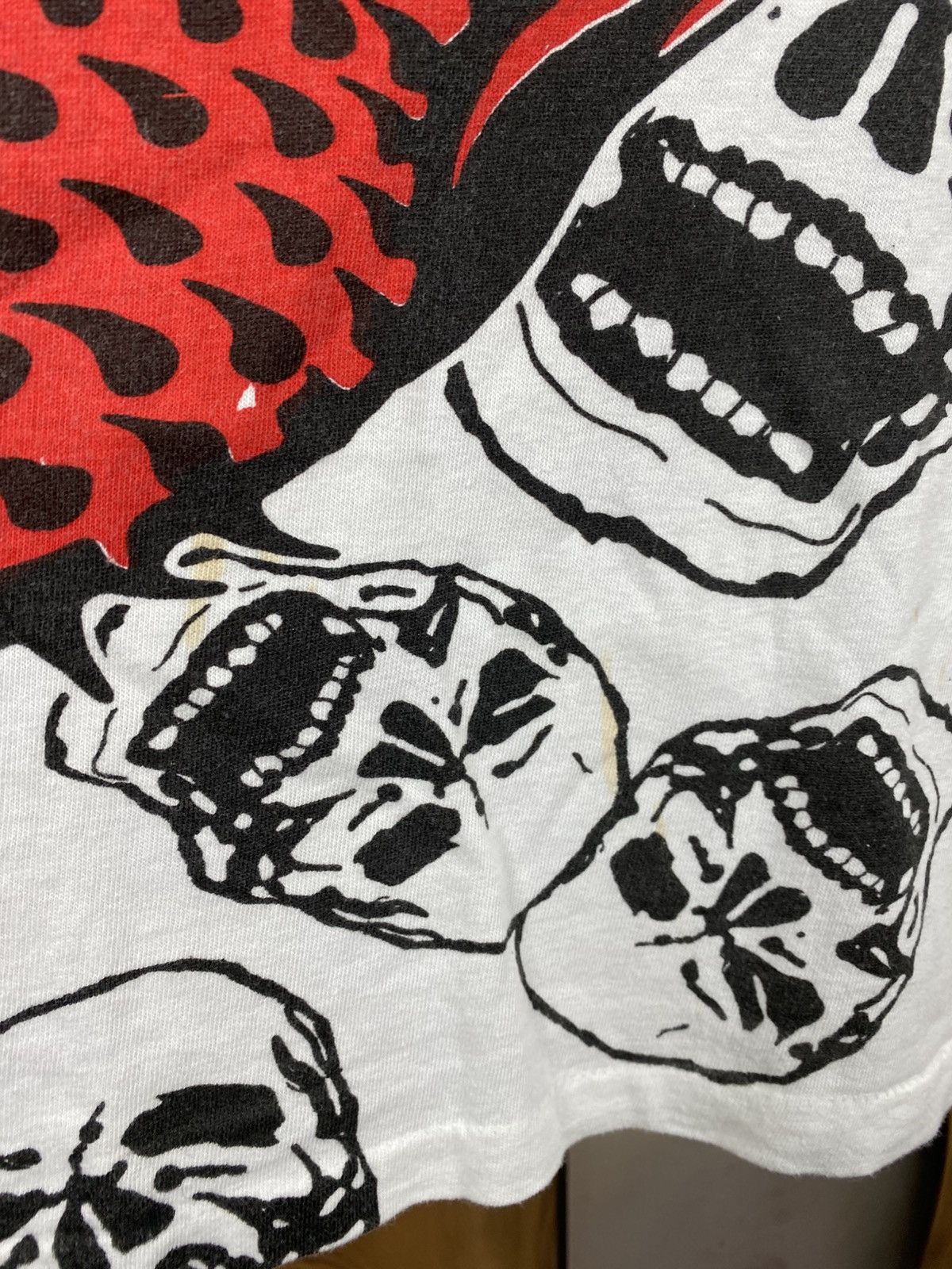The Rolling Stones 💀Vintage 90s T-Shirt Rolling Stones Overprint U.S Tour Tee💀 Size US L / EU 52-54 / 3 - 9 Thumbnail