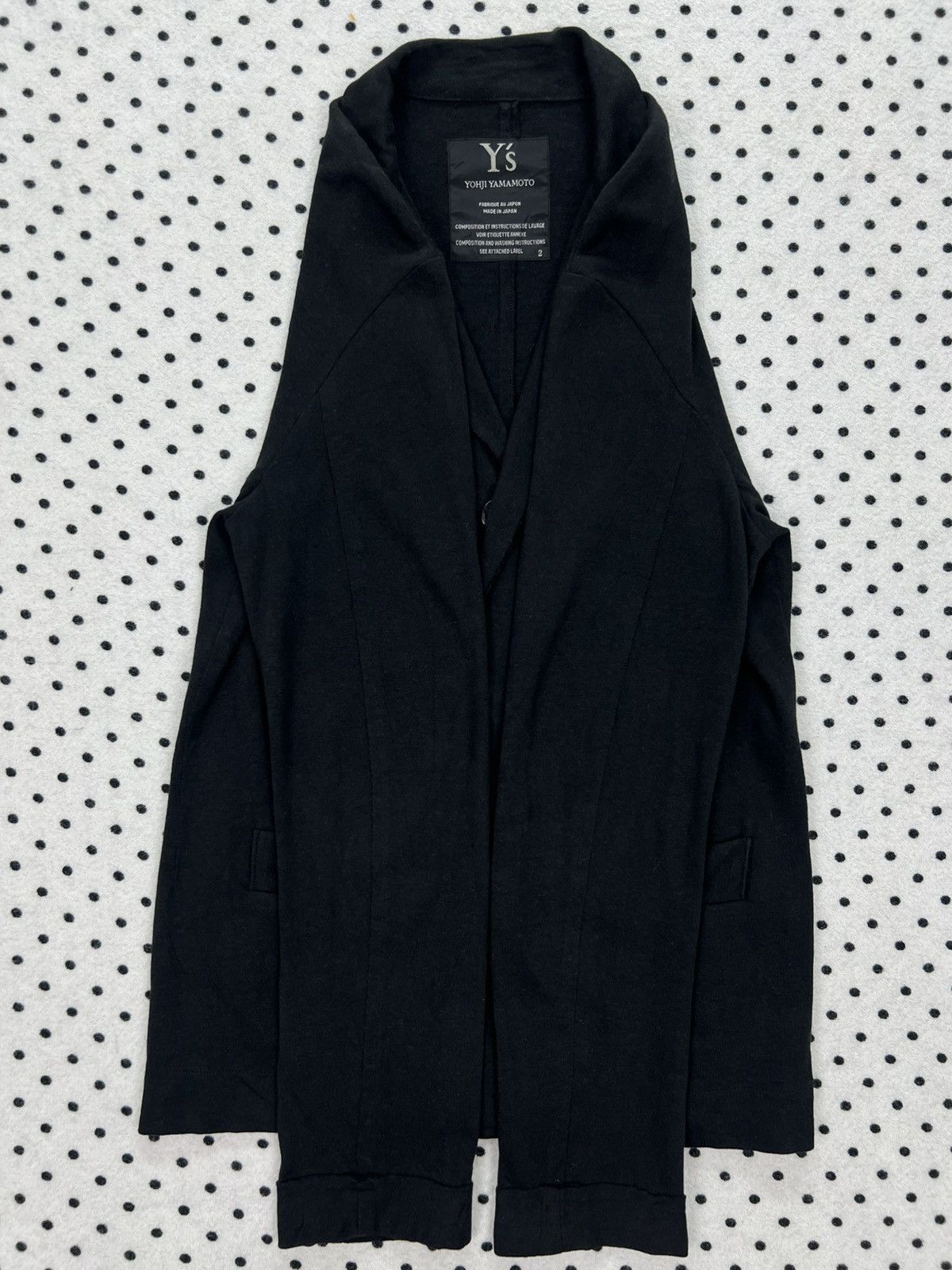 Yohji Yamamoto Y’s Yohji Yamamoto Snap Button Raw Edge Jacket Size S / US 4 / IT 40 - 5 Thumbnail