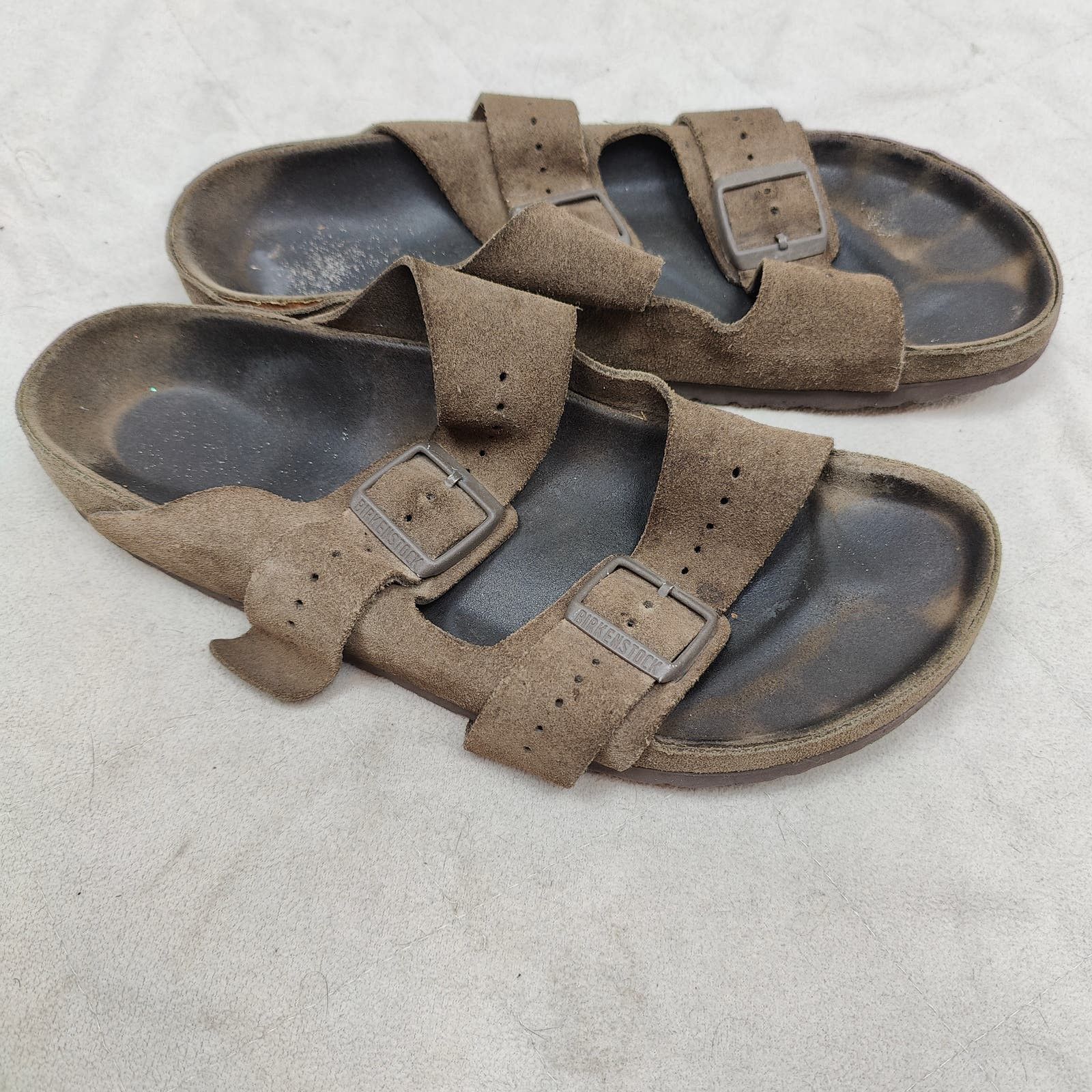 image of Birkenstock Rick Owens Arizona Exquisite Dust Sandals 43 in Brown, Men's (Size 10)