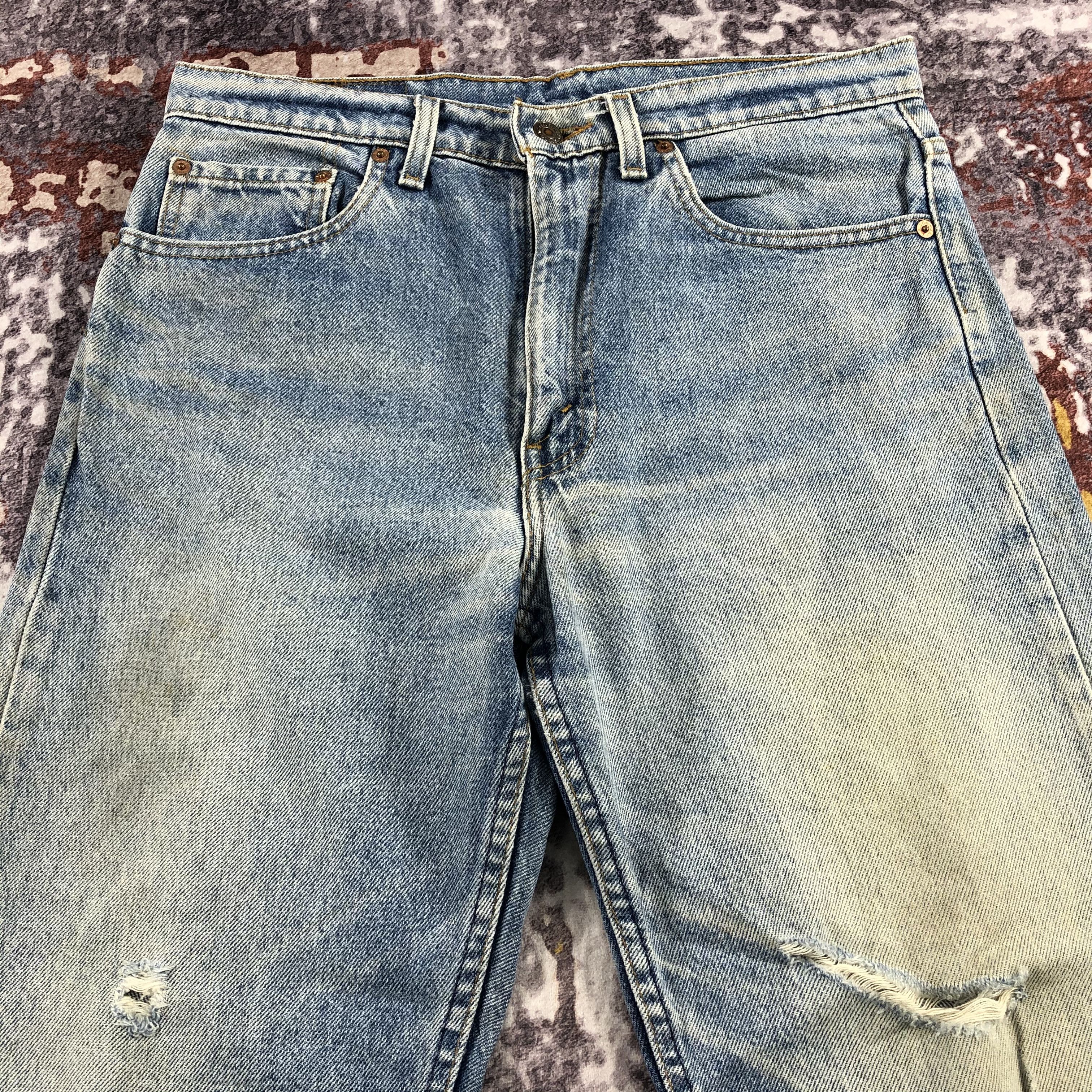 Levi's × Vintage Vintage 90s Blue Wash Levis 505 Jeans-JM2174 Size US 33 - 3 Thumbnail