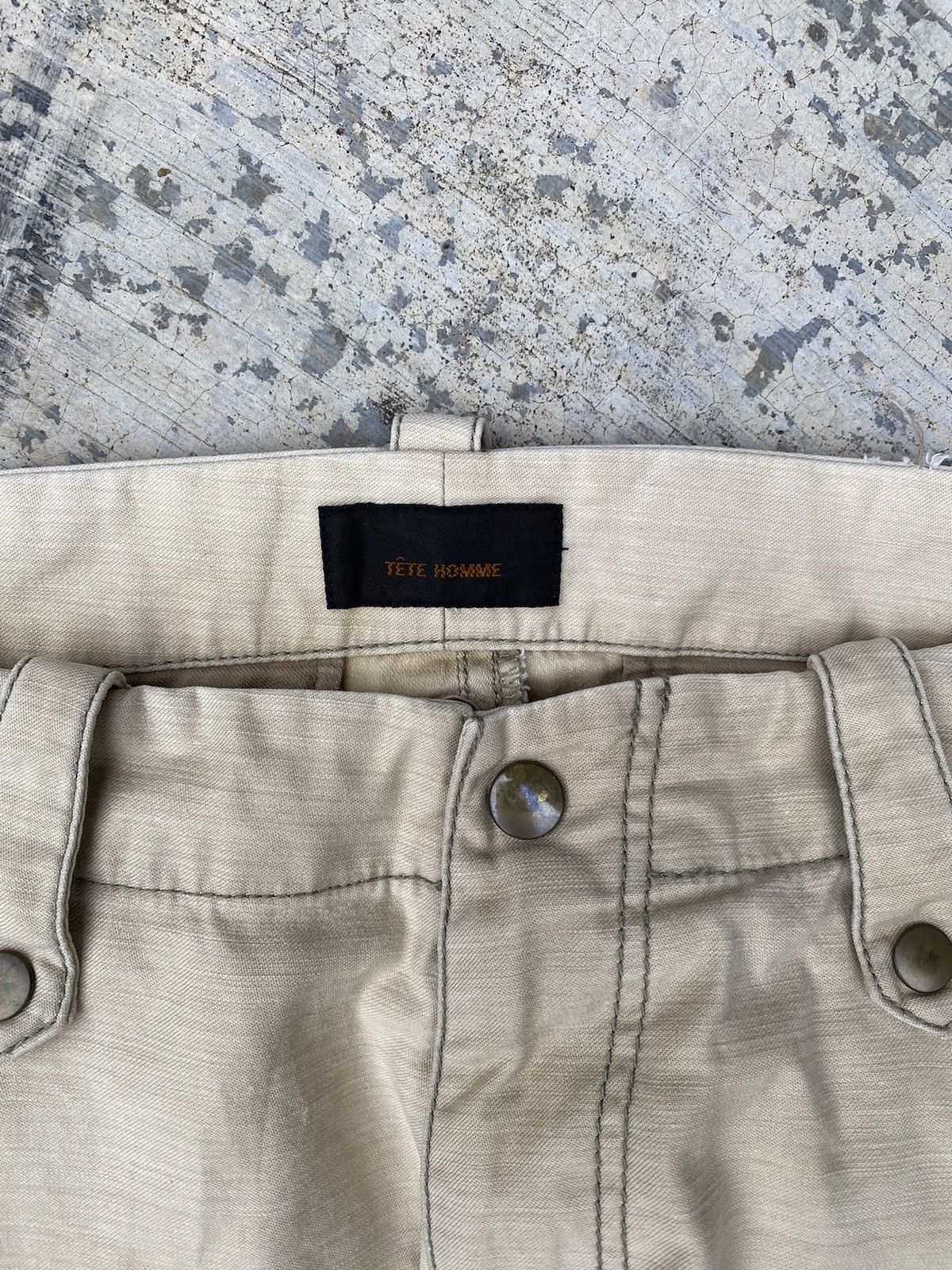 Tete Homme Distressed Tate Homme cargo pants Size US 31 - 3 Thumbnail
