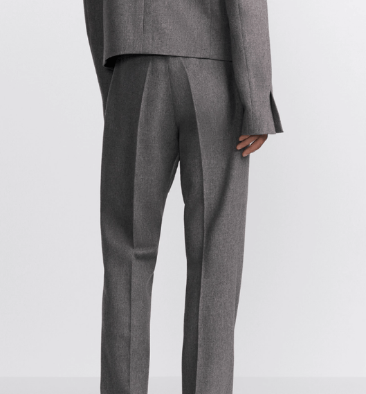 Dior o1w1db10525 443C13 Flared Pant in Gray Size US 30 / EU 46 - 6 Thumbnail