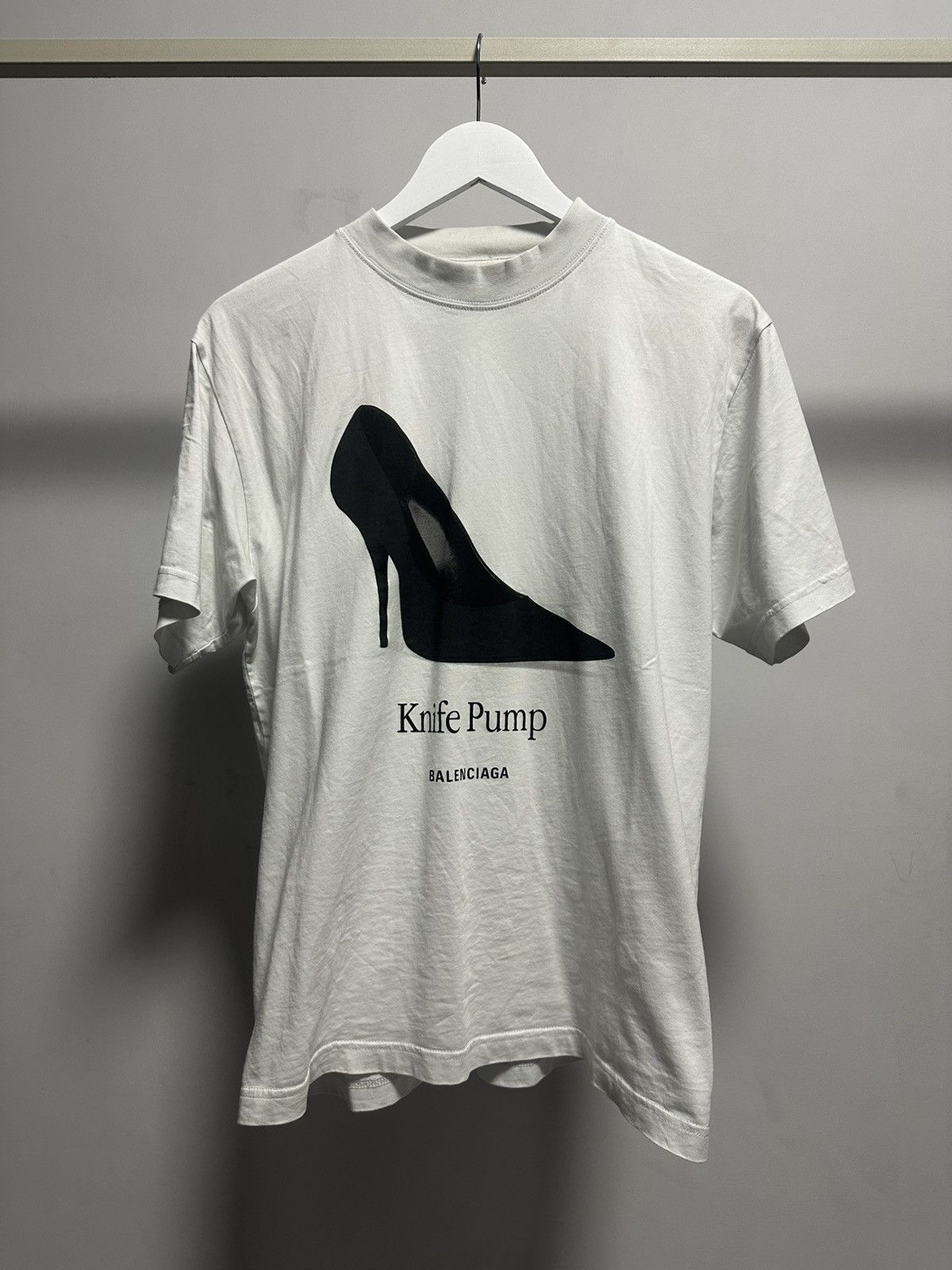 Balenciaga Balenciaga knife pump t shirt Size US L / EU 52-54 / 3 - 1 Thumbnail