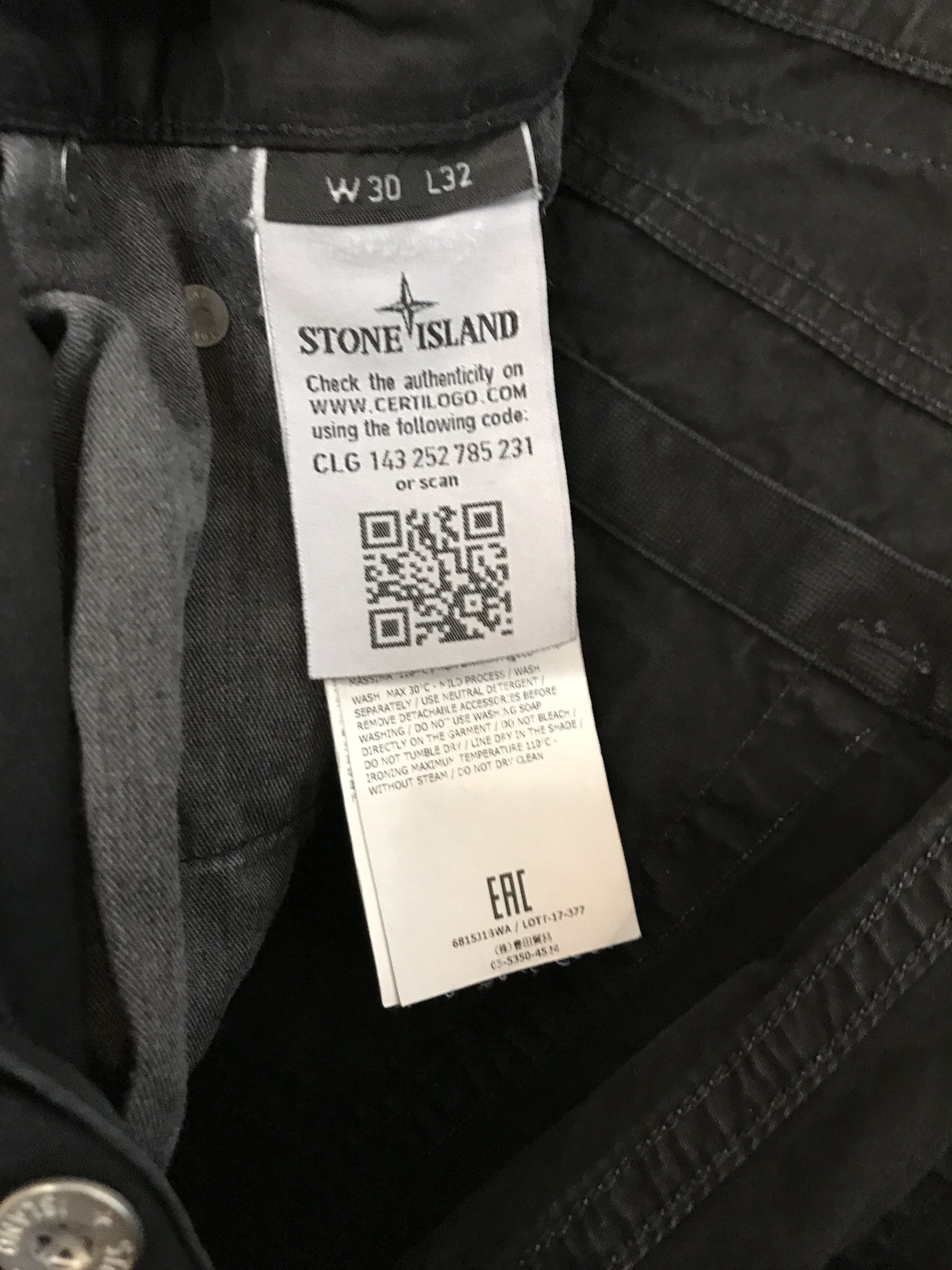 Stone Island Stone Island Casual Black Pants Size US 30 / EU 46 - 3 Thumbnail