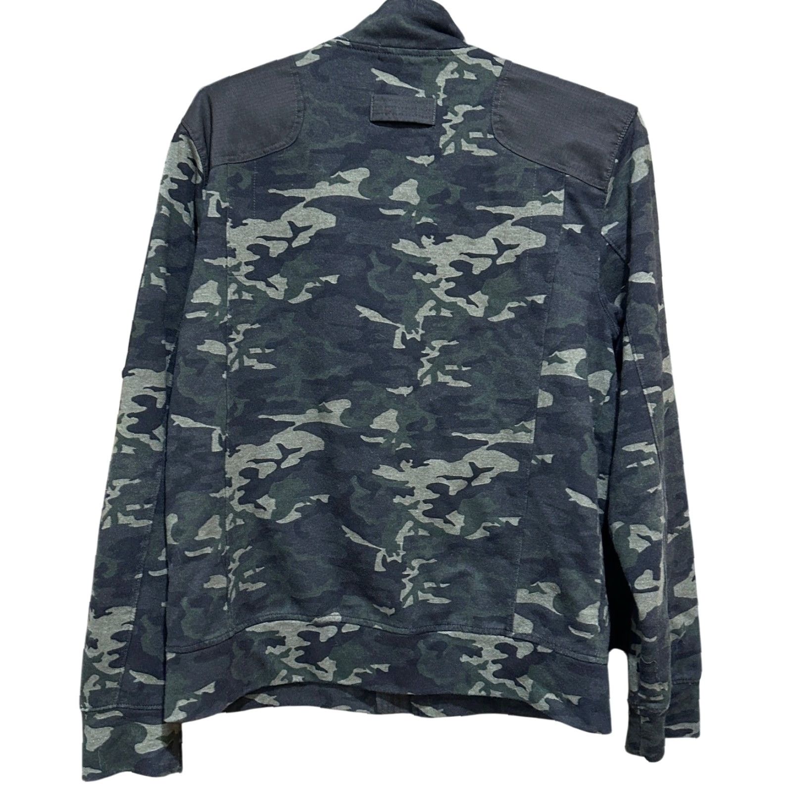 Vintage VINTAGE INC International Concepts Utility Jacket Camouflage Green Cotton Streetwear Jacket Ladies L Long Sleeve Zip Pockets Casual Womens Size L Size L / US 10 / IT 46 - 2 Thumbnail