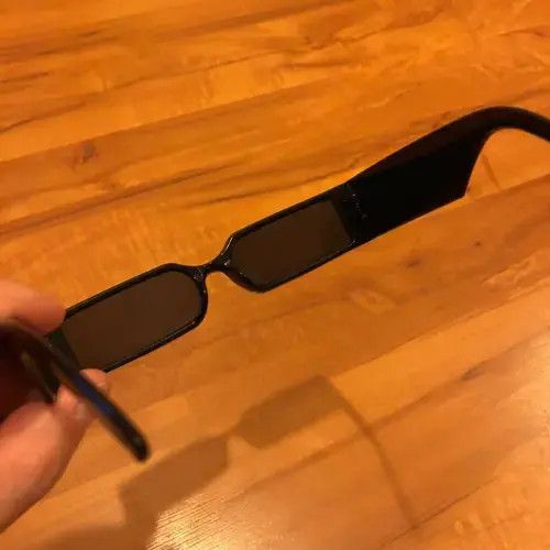Designer Small Frame Rectangle Fashion Sunglasses Size ONE SIZE - 2 Thumbnail