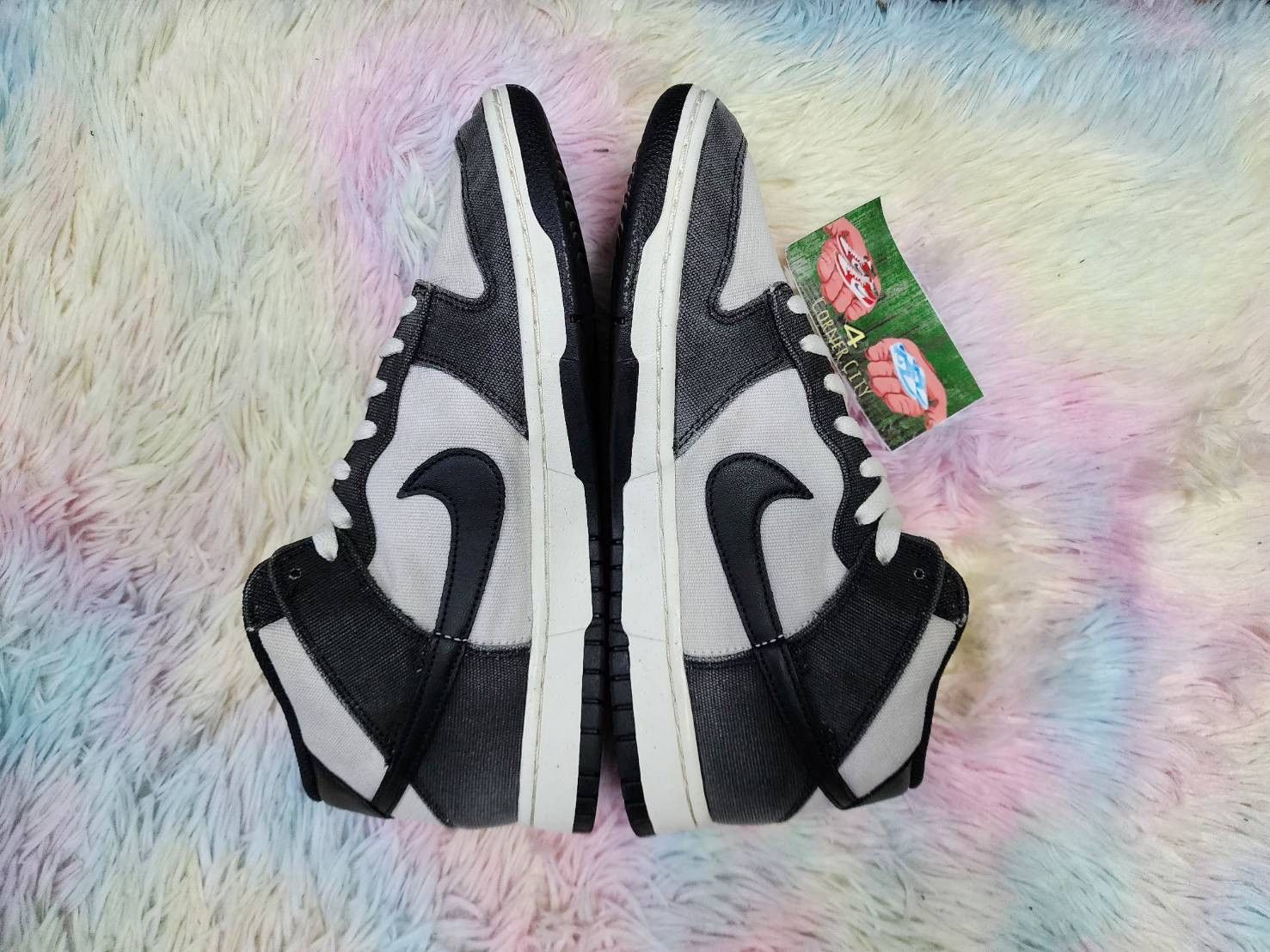 Nike Nike Dunk Mid Panda Sali Black Canvas Size US 9 / EU 42 - 5 Thumbnail