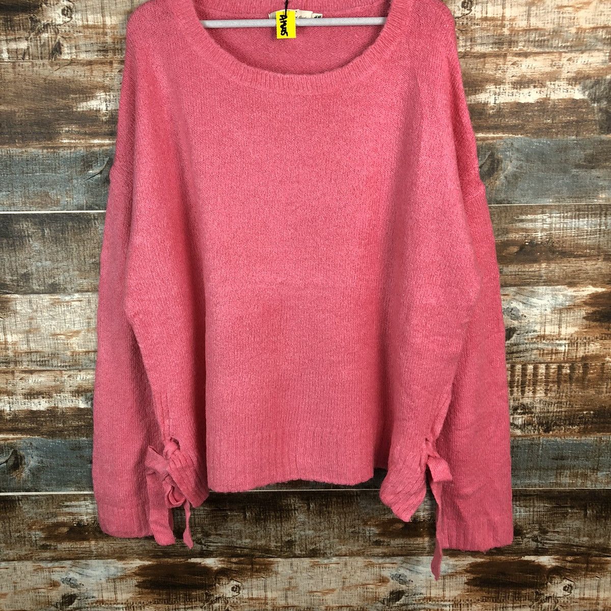 Homespun Knitwear × Japanese Brand H&M Pink Knitwear #A1845 Size L / US 10 / IT 46 - 3 Thumbnail