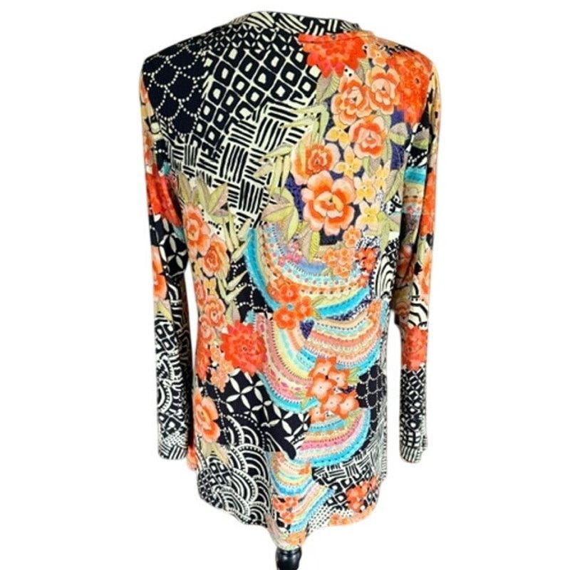 Johnny Was Johnny Was Boho Floral Mixed Print Tunic Top Medium NWT Size M / US 6-8 / IT 42-44 - 4 Thumbnail