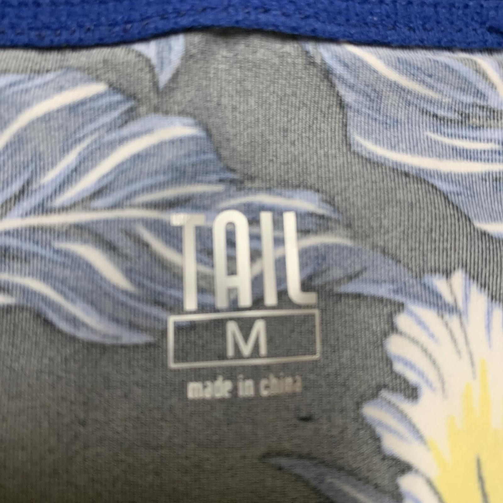 Ann Taylor TAIL Women's Sz M Debbie Blue Jungle Sleeveless Floral Top Size ONE SIZE - 4 Thumbnail