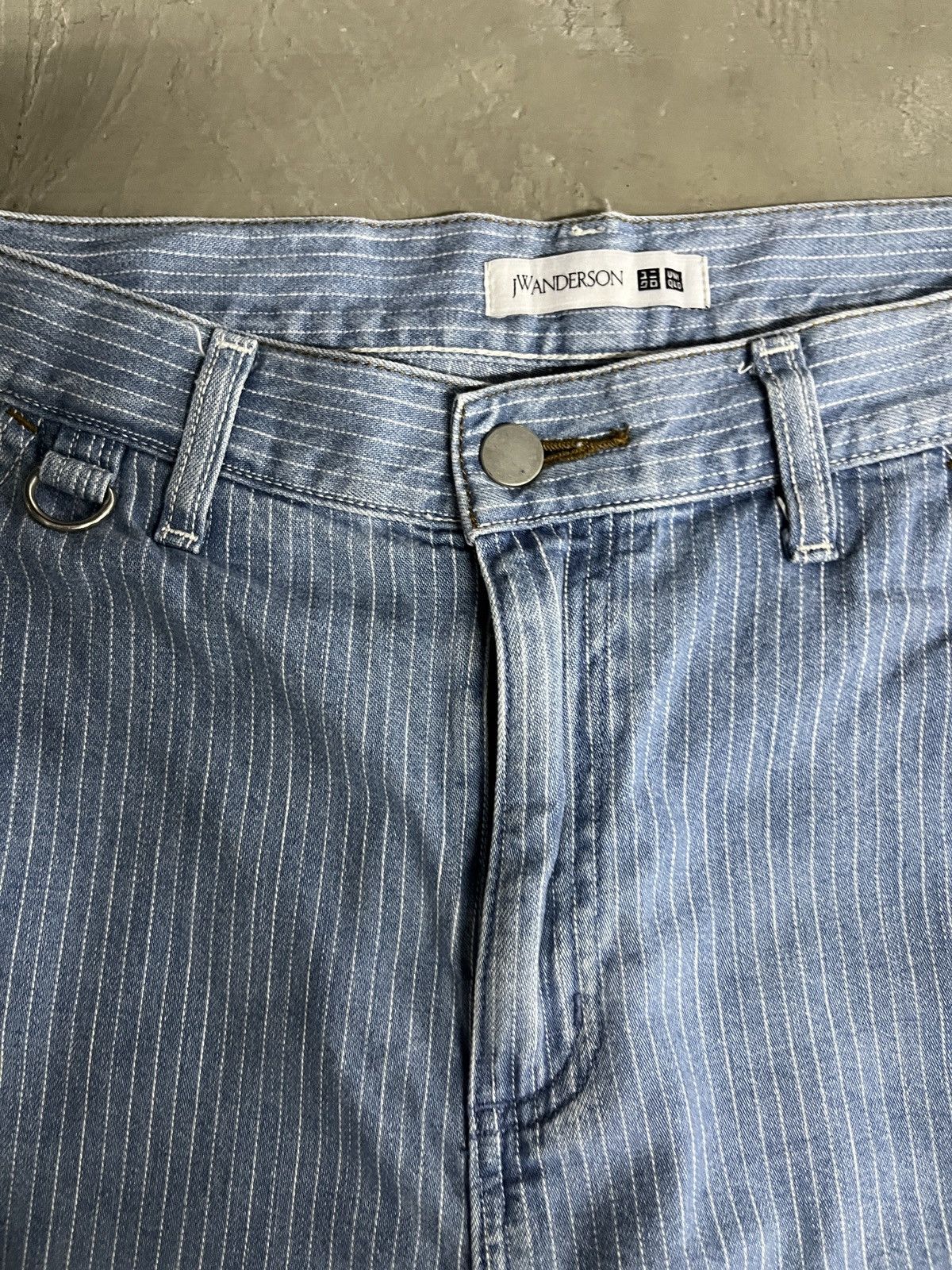 JW Anderson Pinstripe J.W. Anderson Uniqlo Hickory Carpenter Style Pant Size US 30 / EU 46 - 4 Thumbnail