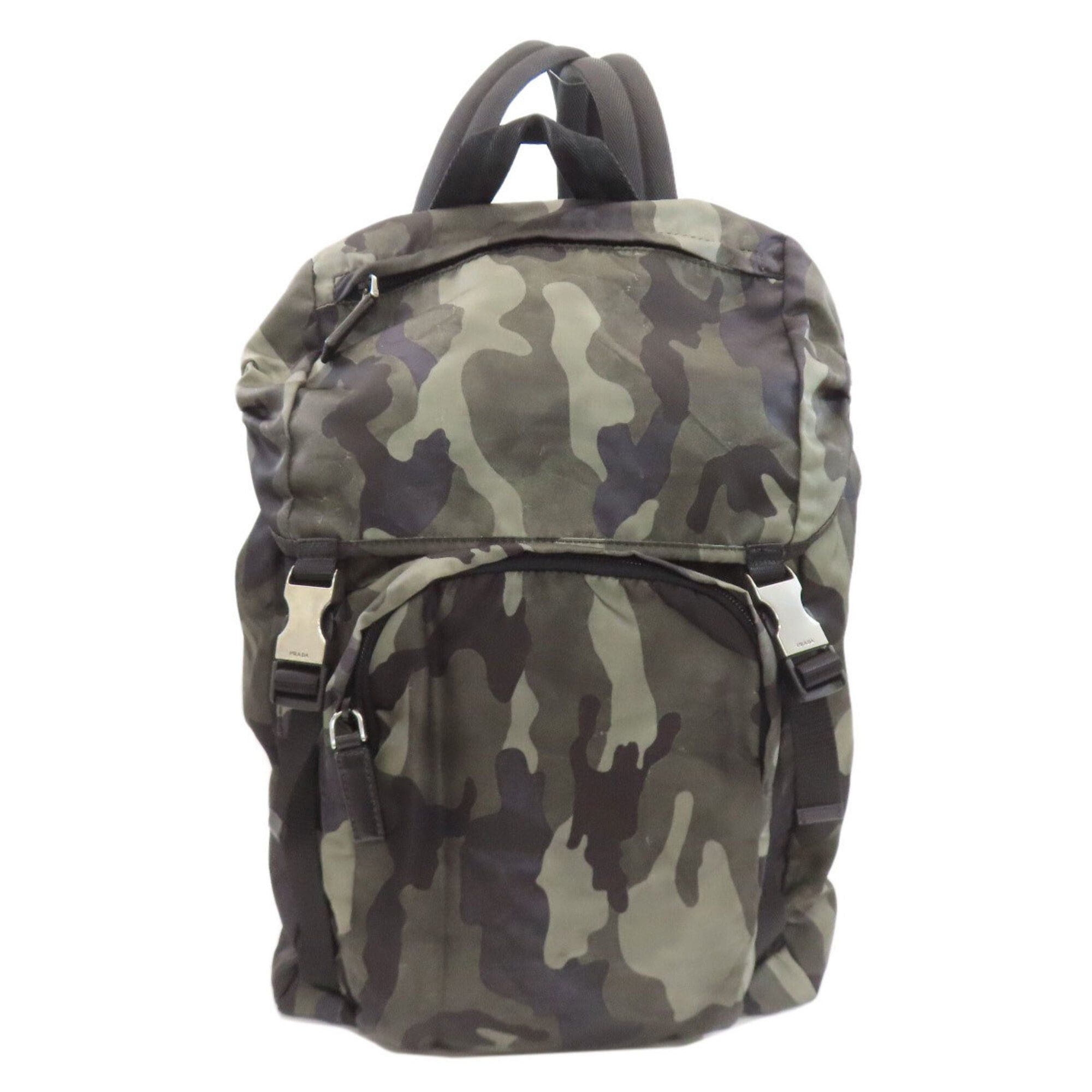 Prada Prada camouflage pattern backpack/daypack, nylon, women's. Size ONE SIZE - 1 Thumbnail