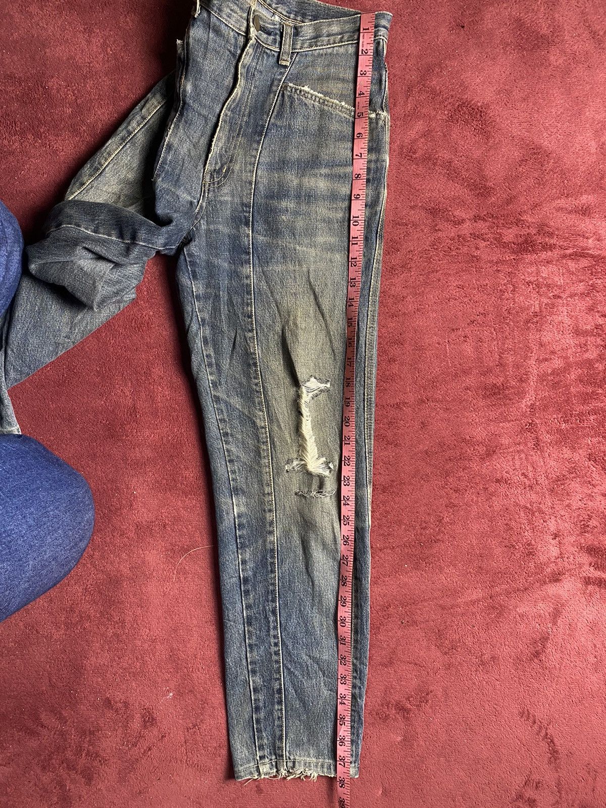 Vintage Vintage Bobson International Distressed Faded Jeans Size US 29 - 5 Thumbnail
