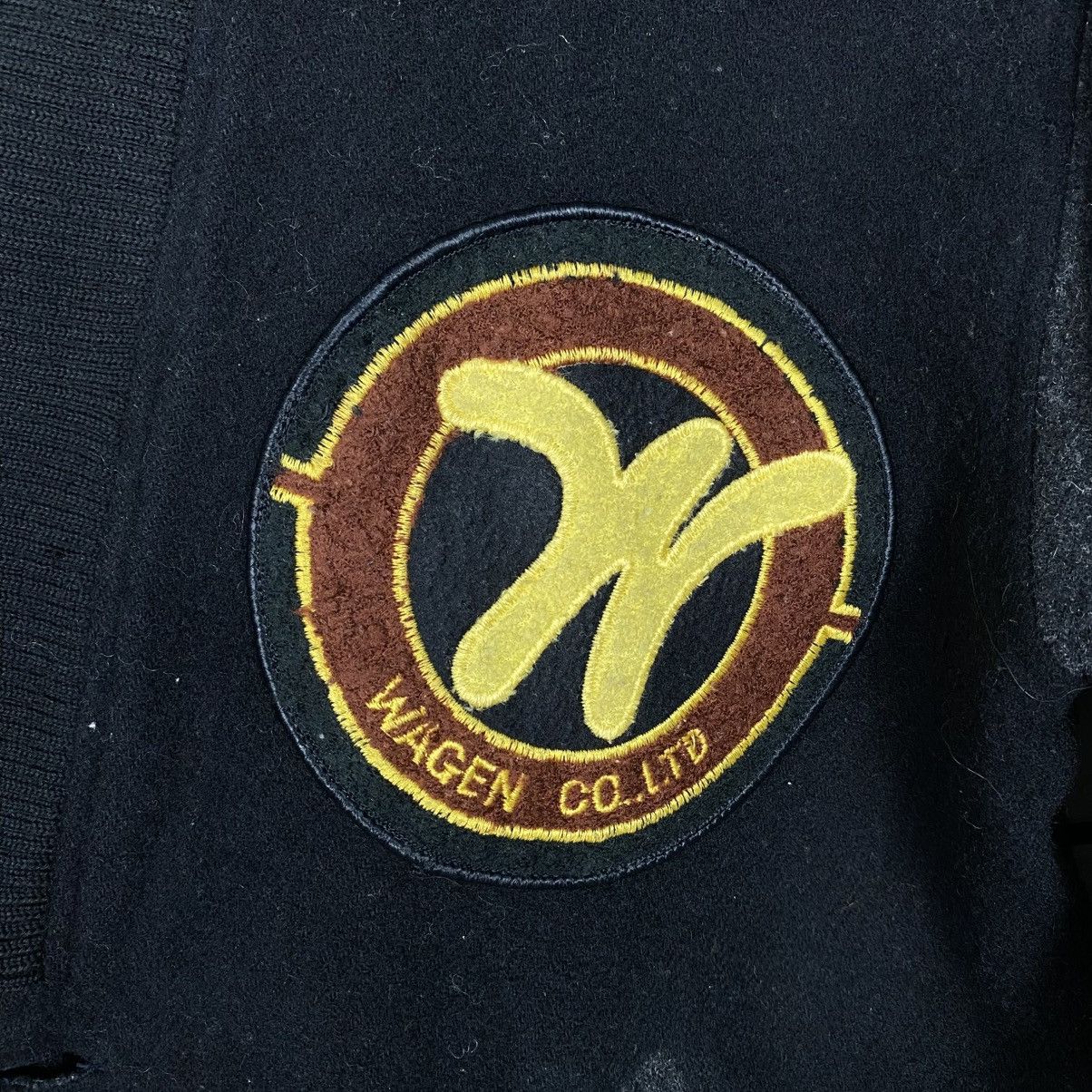 Japanese Brand 📌Wagen Co Ltd Wool Bomber Jacket Issey Miyake Size US L / EU 52-54 / 3 - 18 Thumbnail