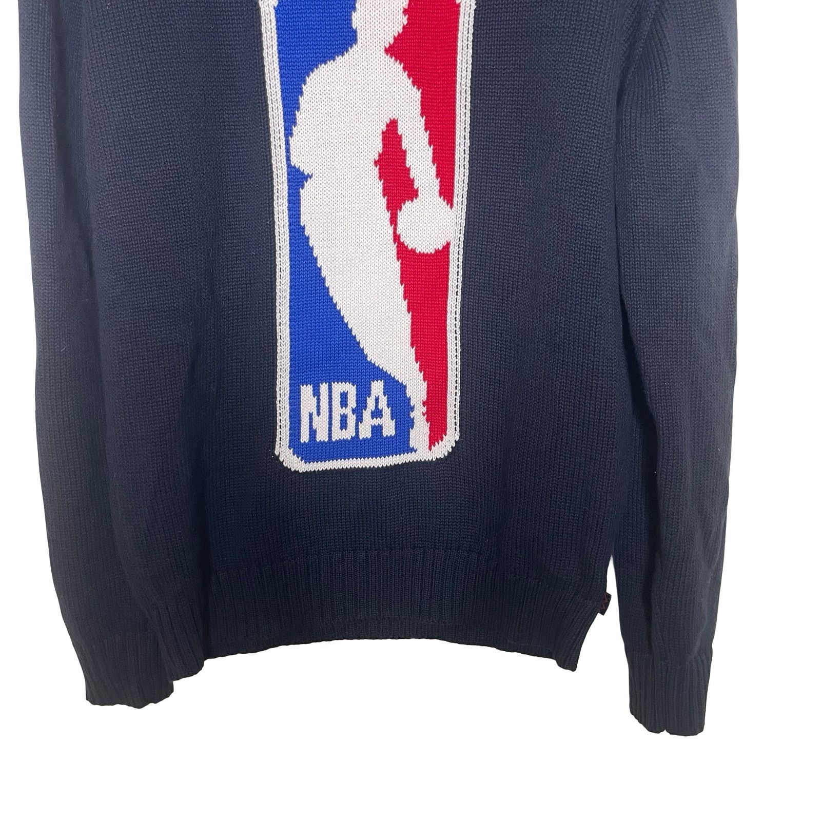 Rowing Blazers Rowing Blazers x NBA Navy Blue Graphic Print Pullover Sz M Size US M / EU 48-50 / 2 - 5 Thumbnail